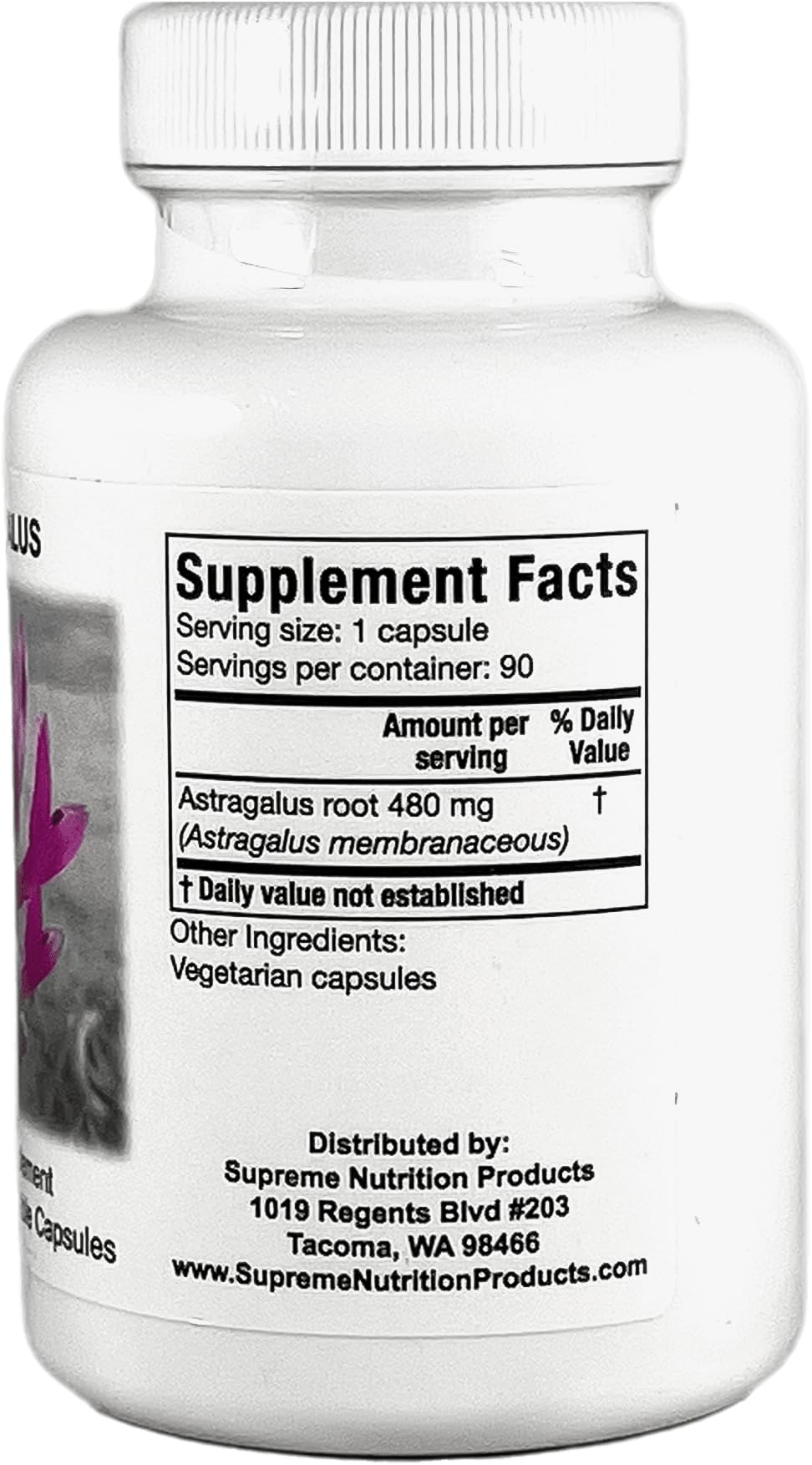 Supreme Nutrition Products Astragalus Supreme, 180 Capsules