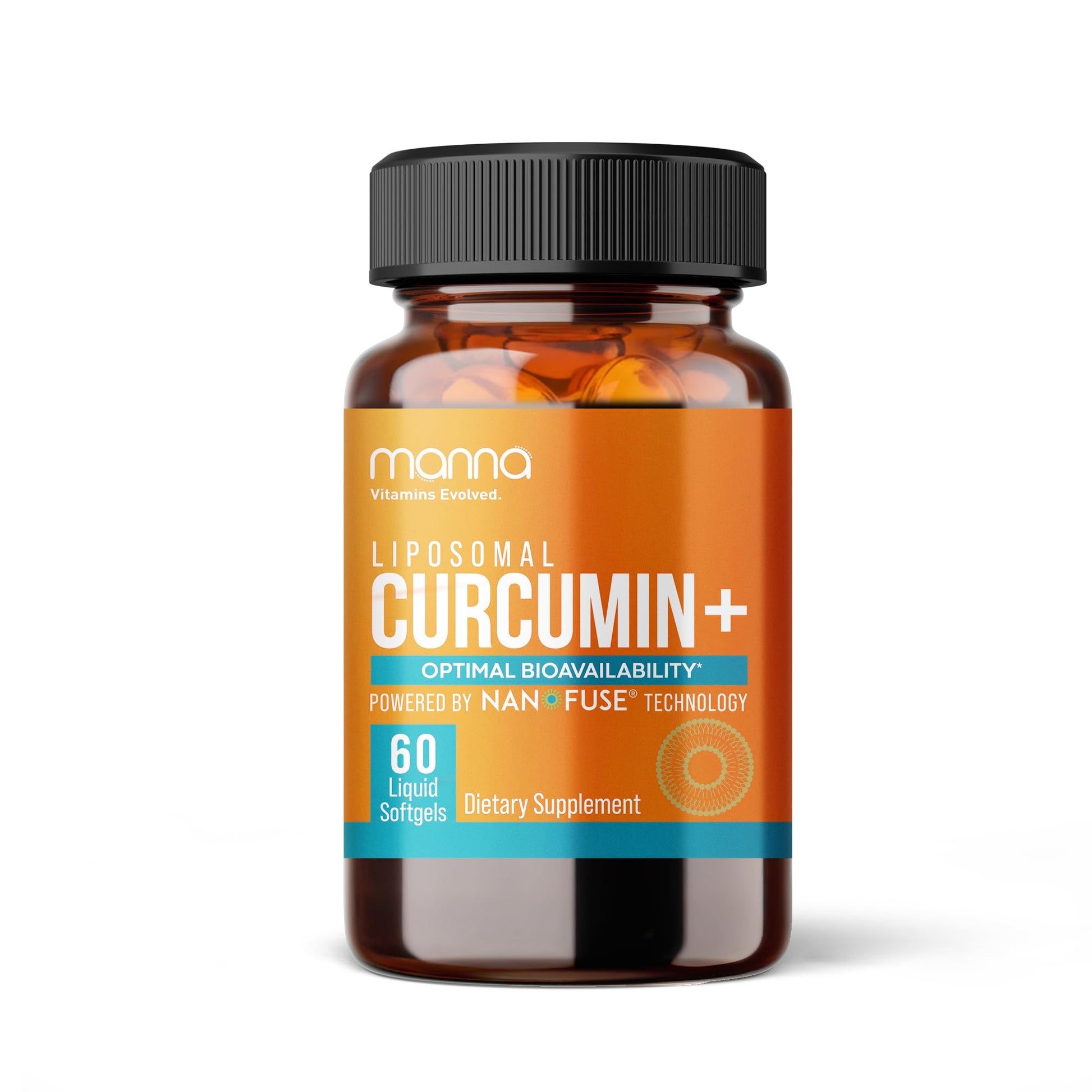 Manna Vitamins Evolved Liposomal Curcumin+ Softgels 60 Count