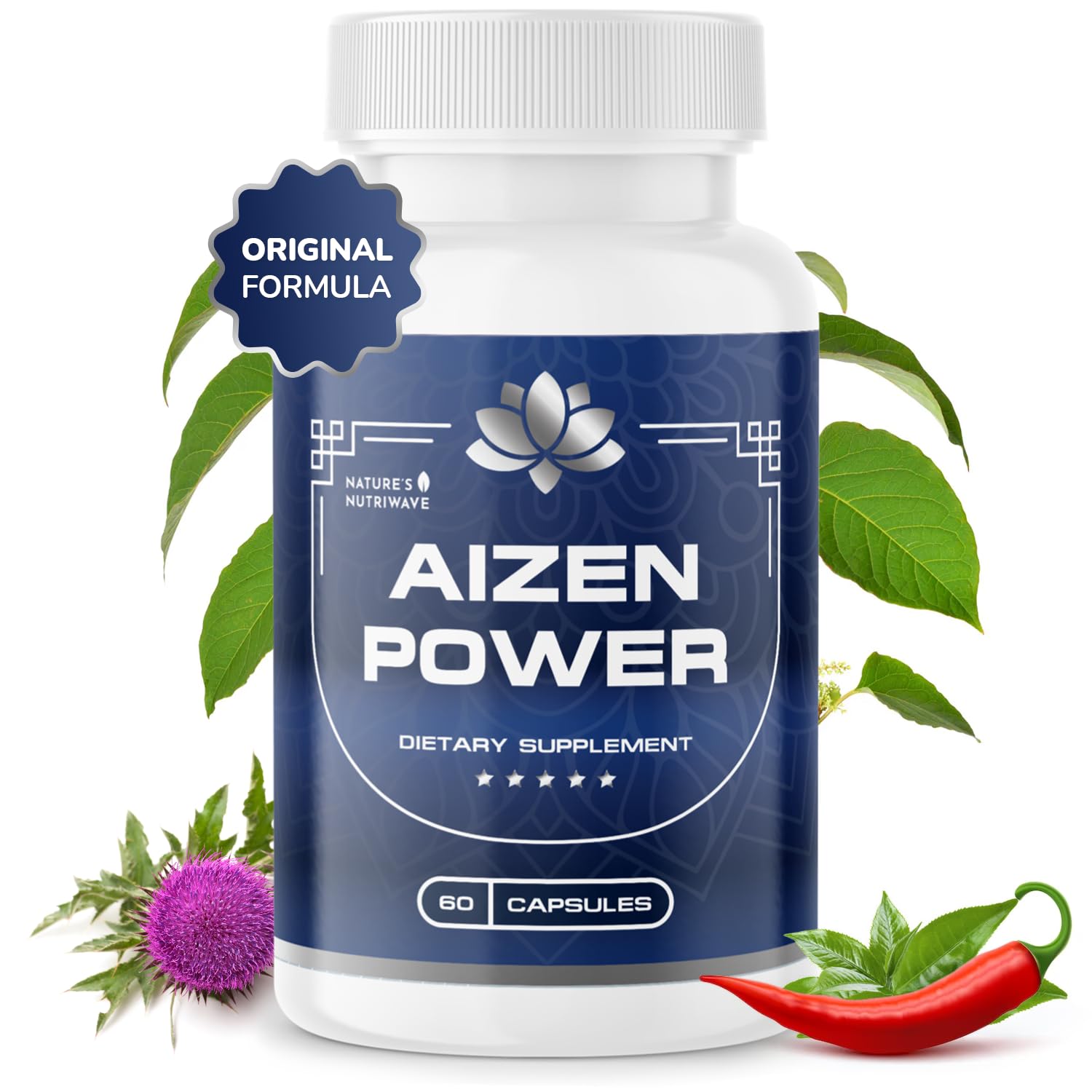 Nature’s NutriWave AizenPower Original Formula Capsules 60 Count