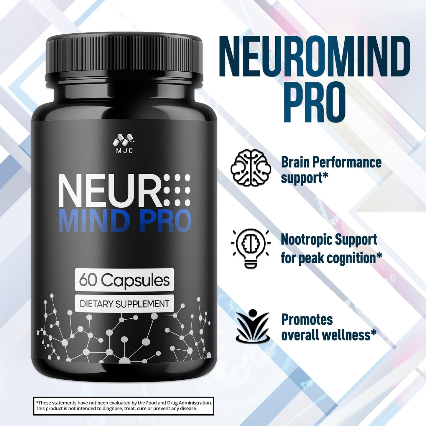 MJO Neuro Mind Pro Capsules, 60 Capsules