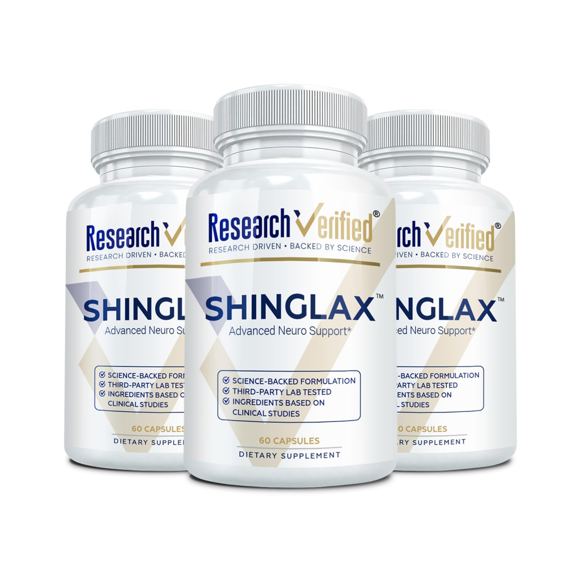 Research Verified Shinglax Vitamin B Complex Capsules 180 Count