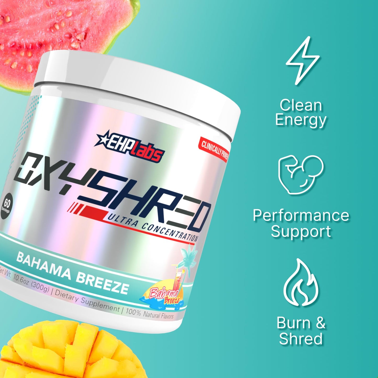 EHP Labs OxyShred Pre Workout Powder 10.6 Ounce