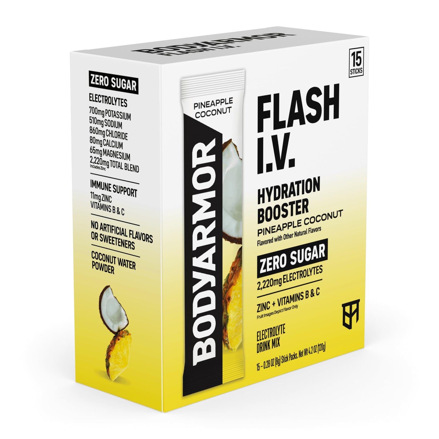 BODYARMOR Flash IV Zero Sugar Electrolyte Mix Powder 3.75 oz