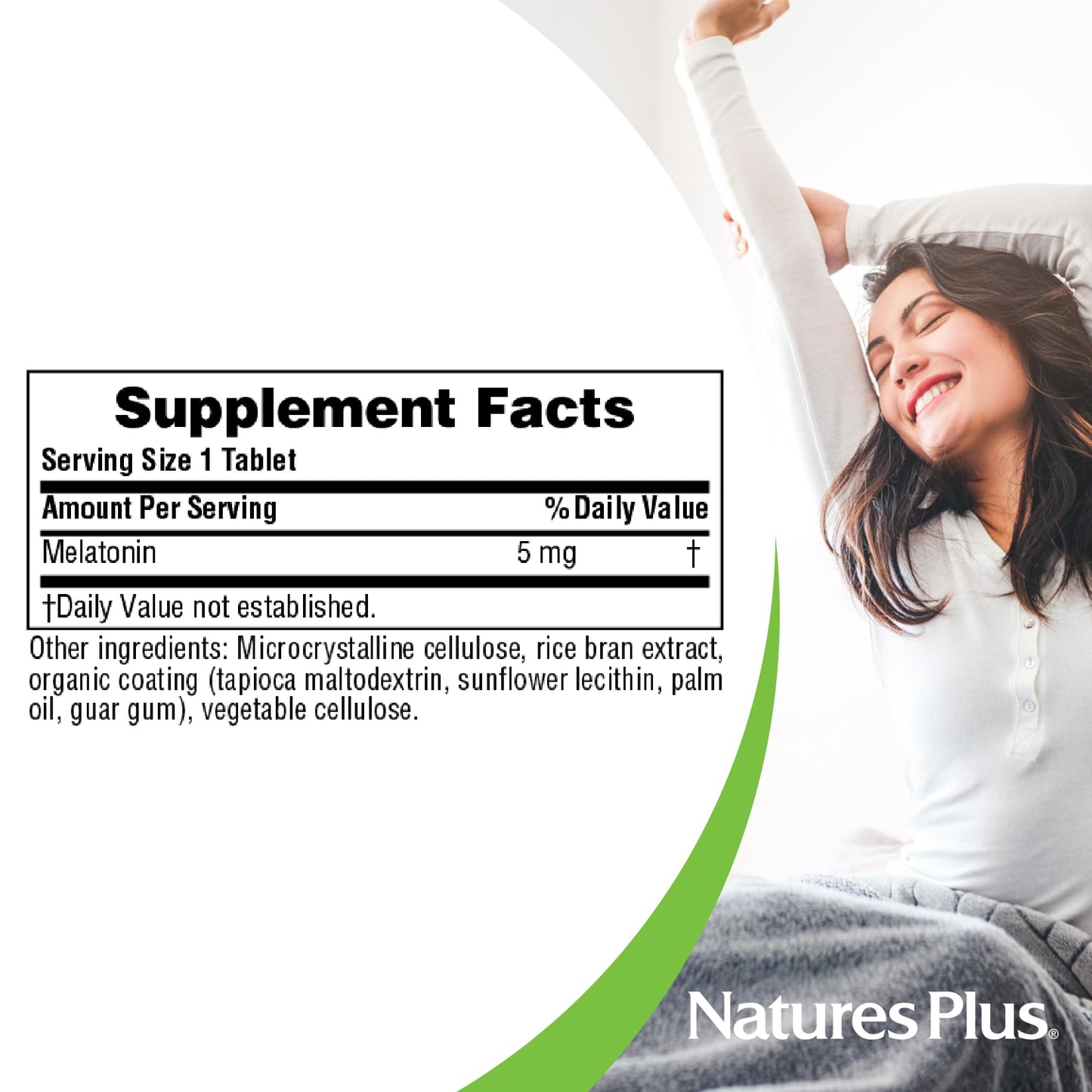 NaturesPlus Melatonin 5 mg Tablets 90