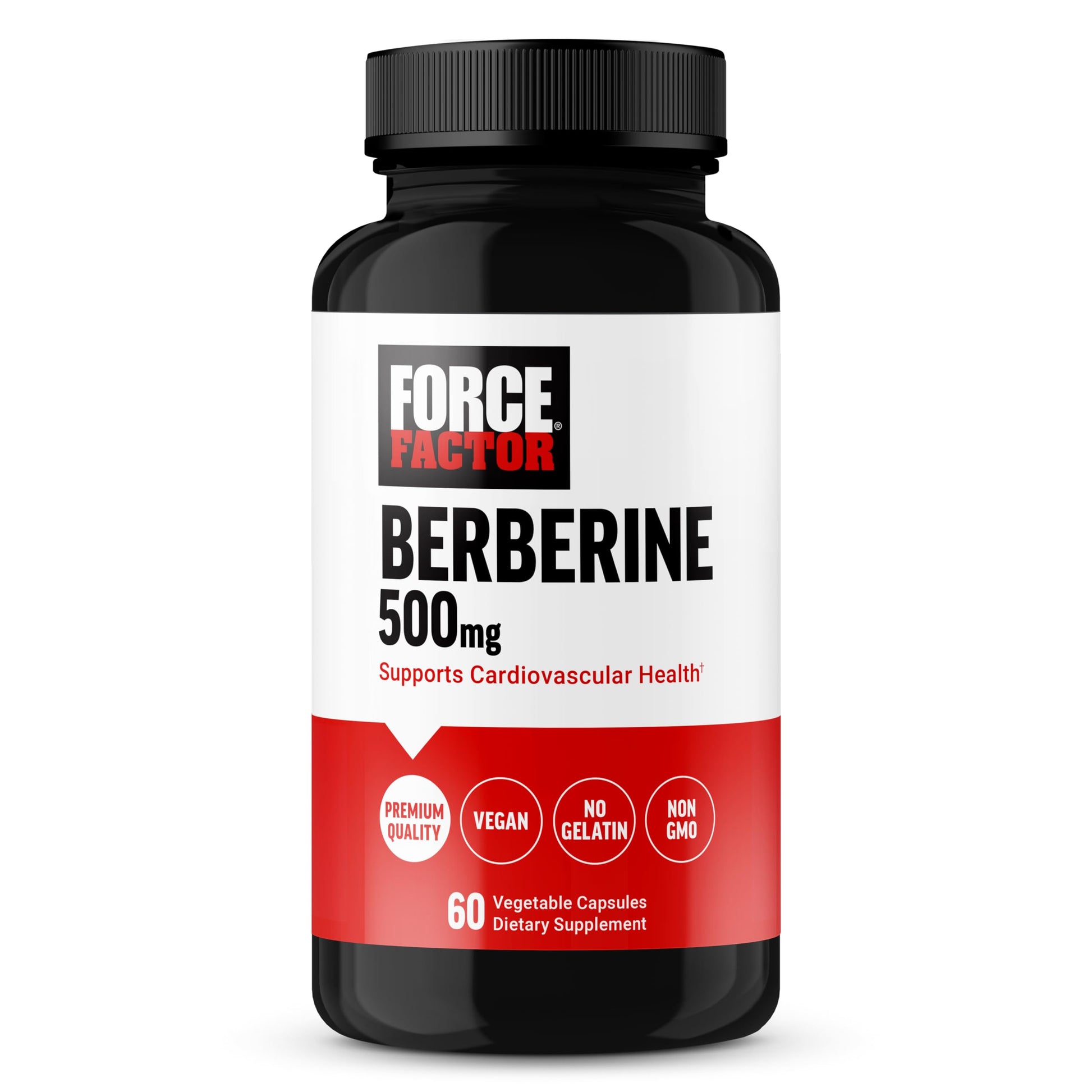 Force Factor Berberine Supplement Tablets, 60 Count