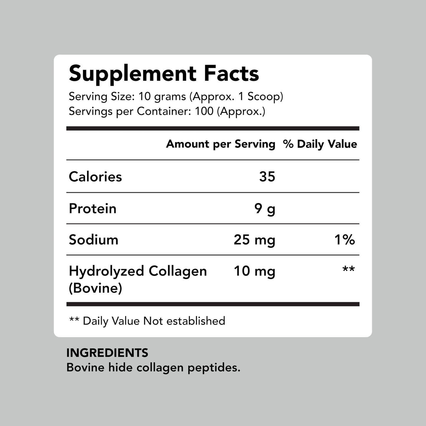 AMANDEAN Collagen Peptides Powder 2.2 Pound