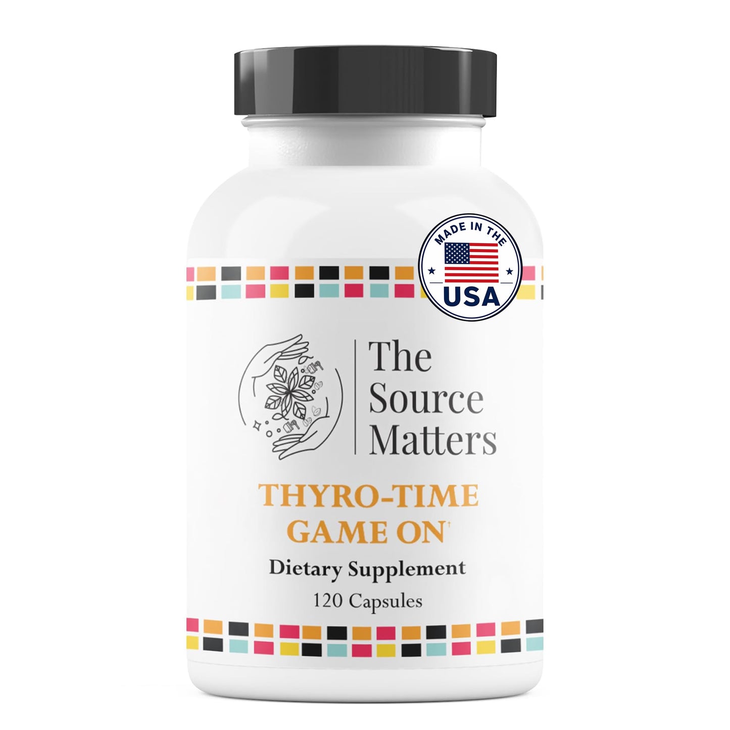 THE SOURCE MATTERS Thyro-Time Game On Thyroid Support Formula Capsule 120