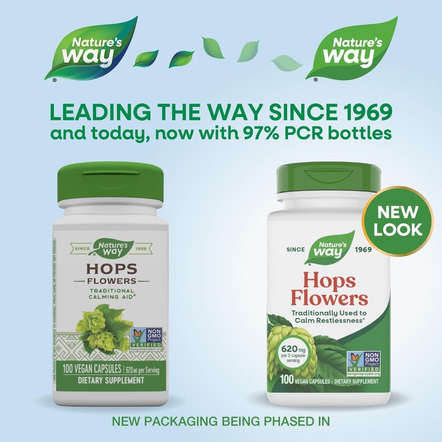 Nature's Way Hops Flowers, 200 Capsules