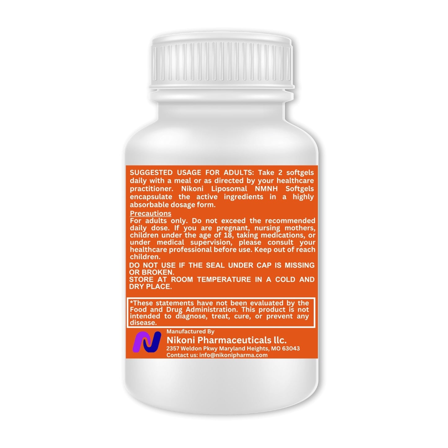 Nikoni Vegan Liposomal Immune Support Softgels, 60 Softgels