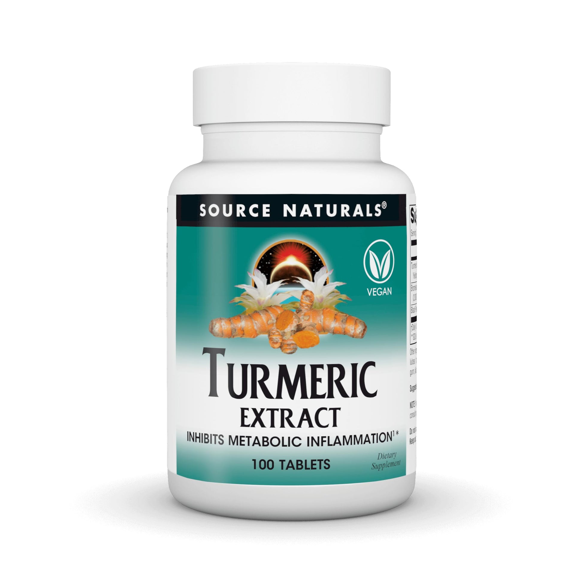 Source Naturals Turmeric Extract 100 Tablets