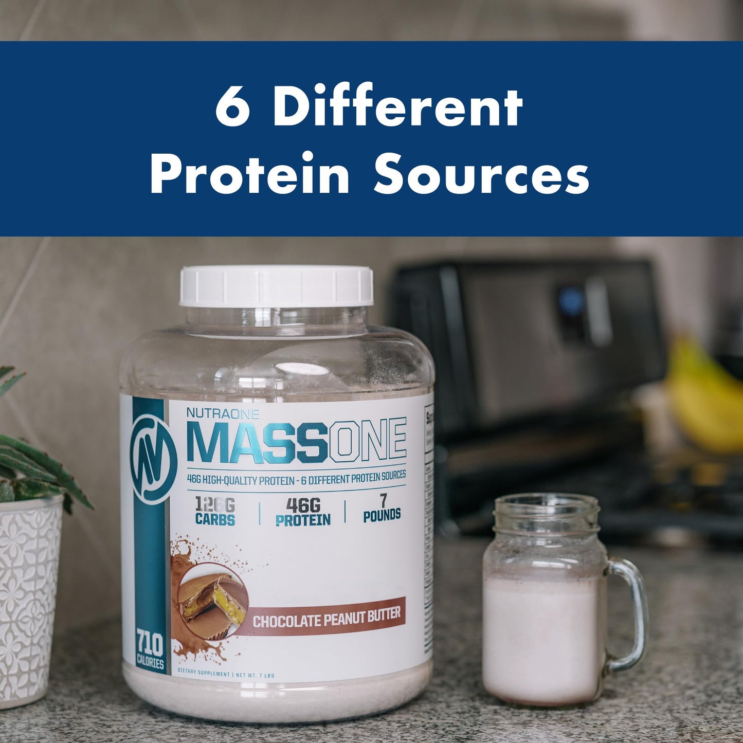 NutraOne Massone Mass Gainer Protein Powder 112