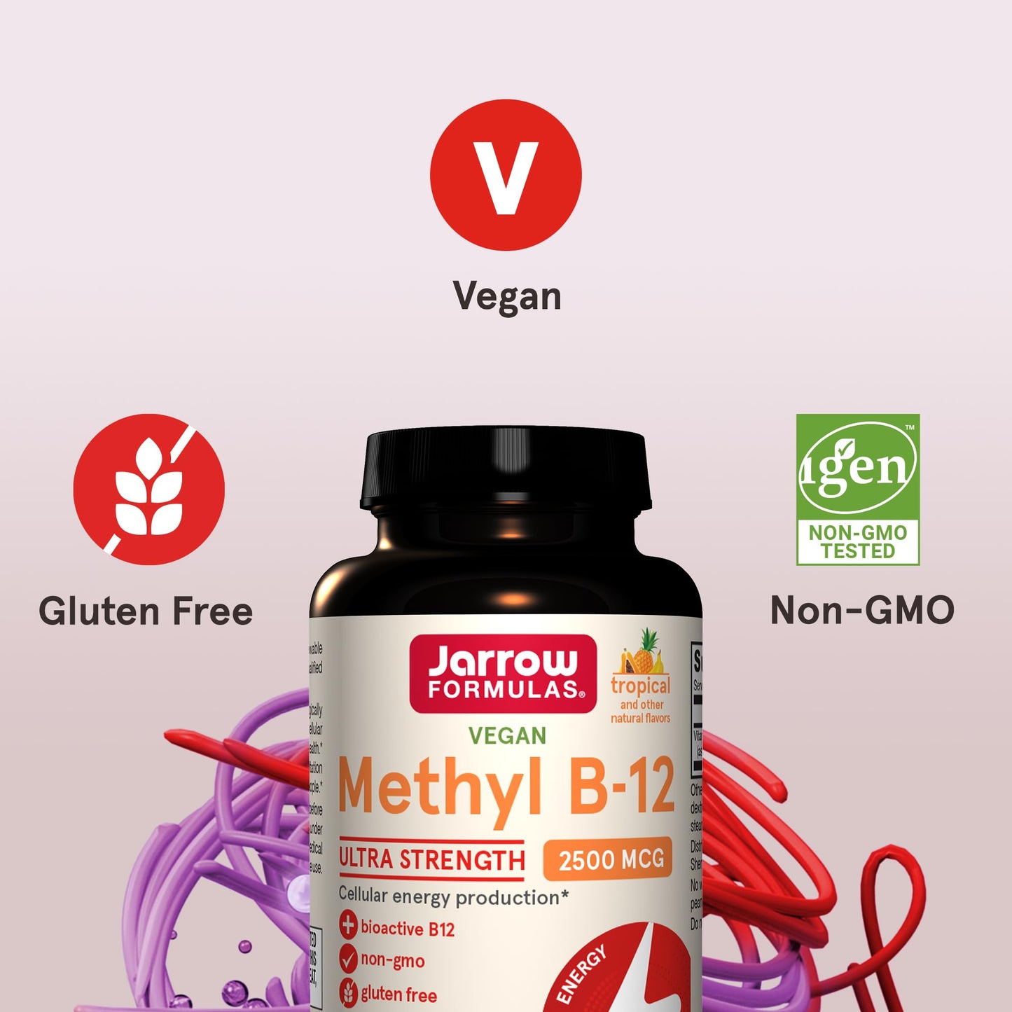 Jarrow Formulas Ultra Strength Methyl B-12 Chewable Lozenges 100