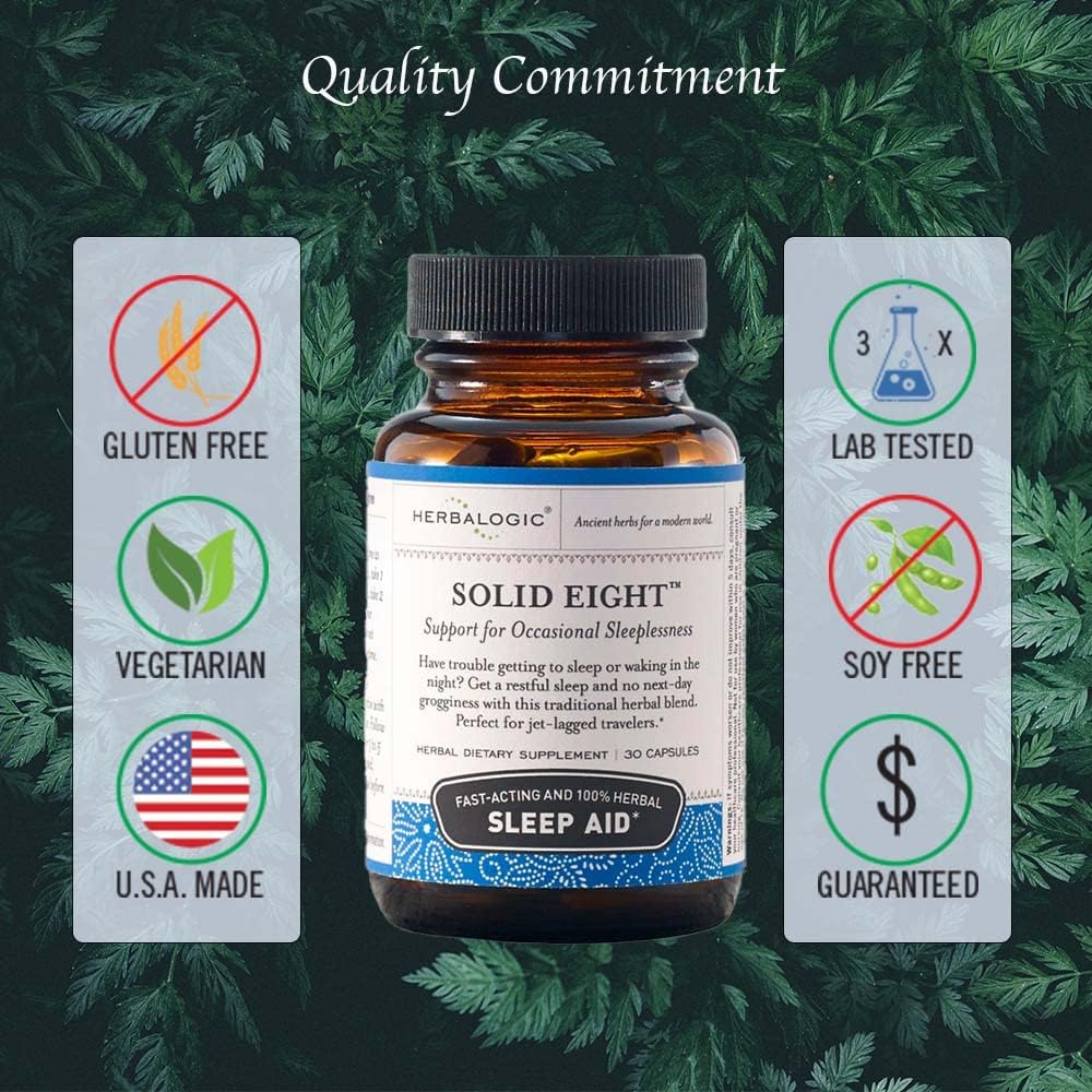 Herbalogic Solid Eight Herb Capsules 90 Count