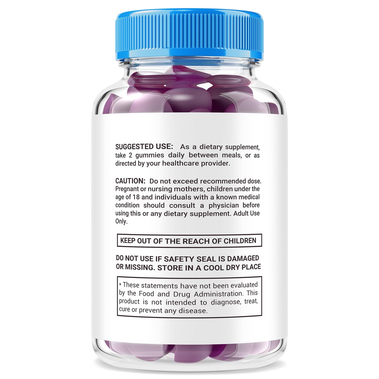 NutraVibe SizeMD+ Premium Male Gummies, 60 Gummies