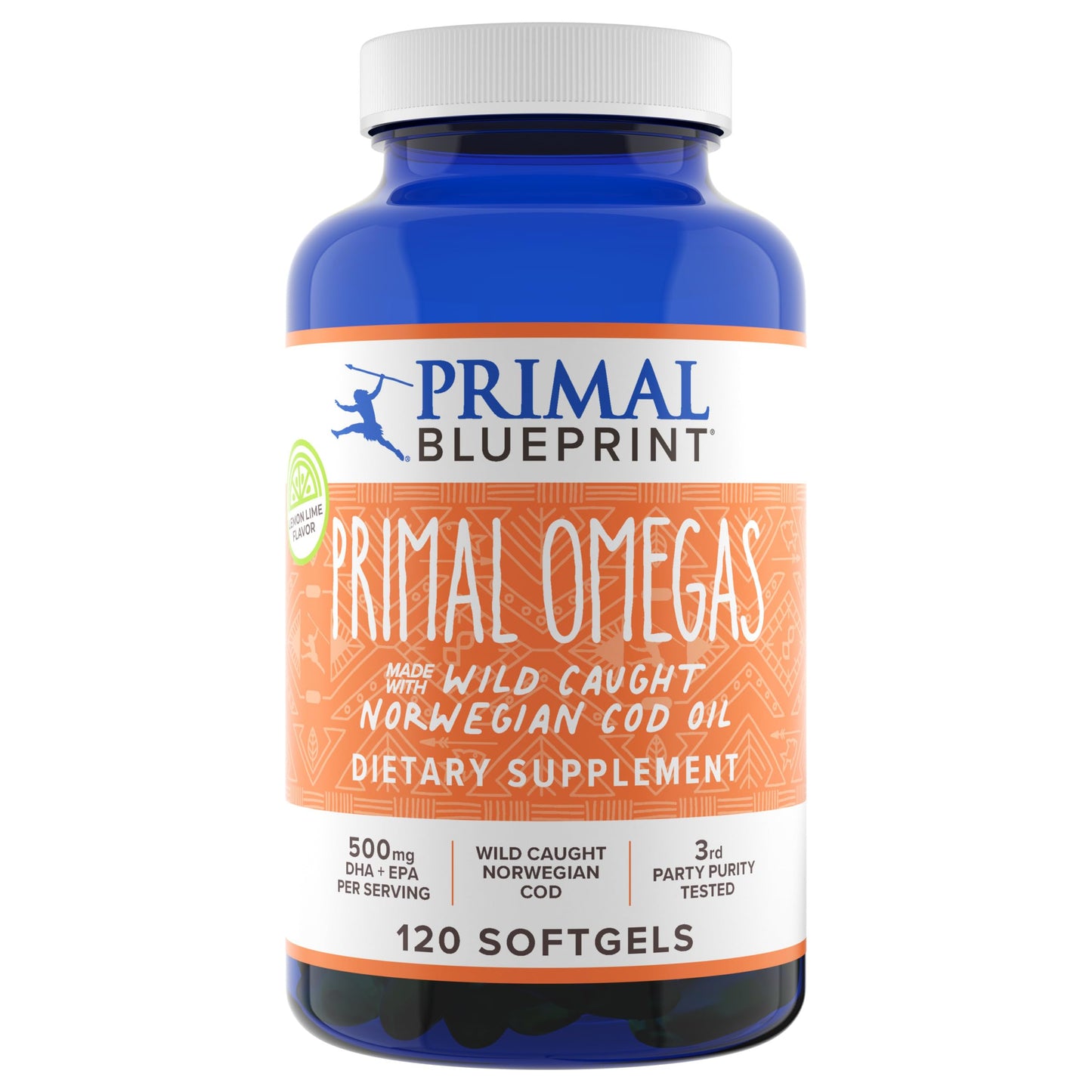 Primal Blueprint Primal Omegas Softgels, 120 Softgels