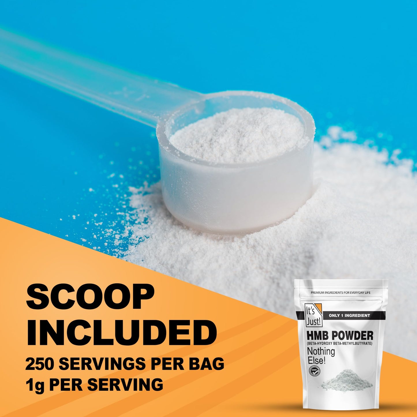 It's Just! HMB Powder, 8.8 oz