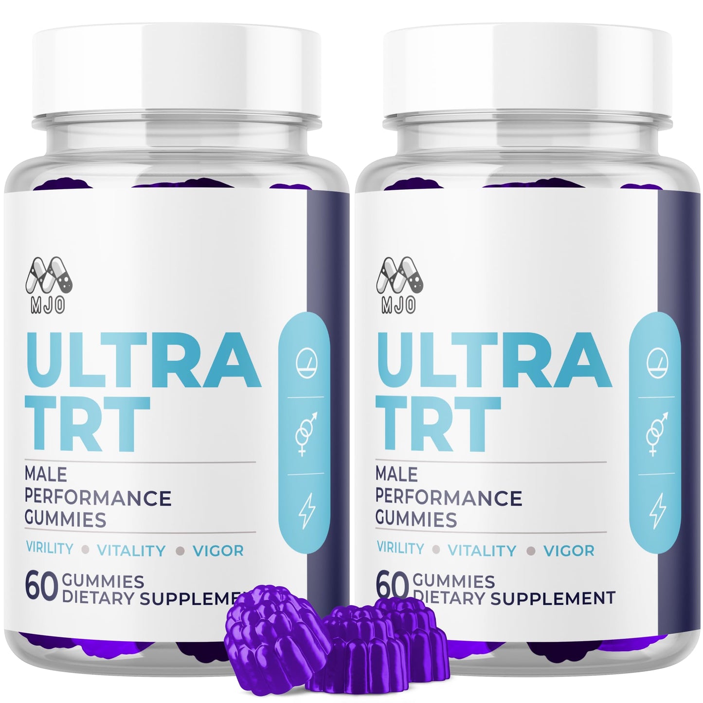 MJO Ultra TRT Gummies for Men Chewable 120 Count