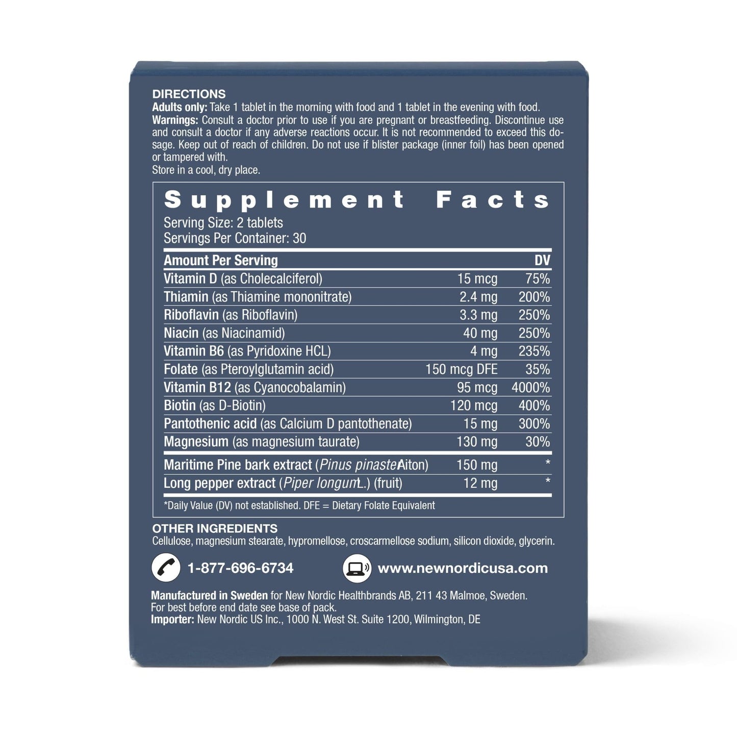 NEW NORDIC Magic Magnesium Taurate 875mg Capsule, 60 Count