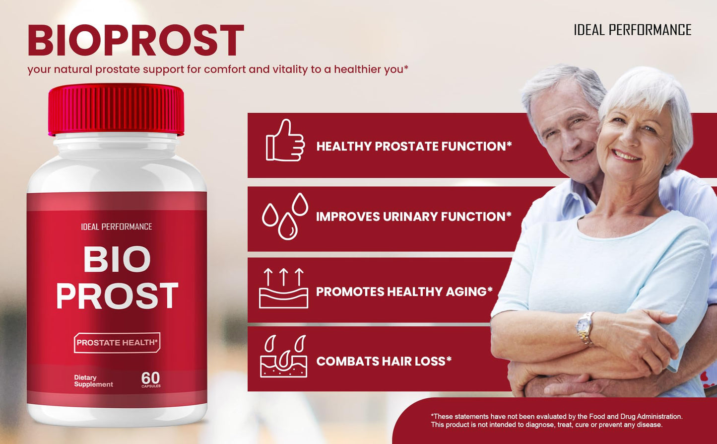IDEAL PERFORMANCE Bioprost Prostate Health Capsule 60 Count