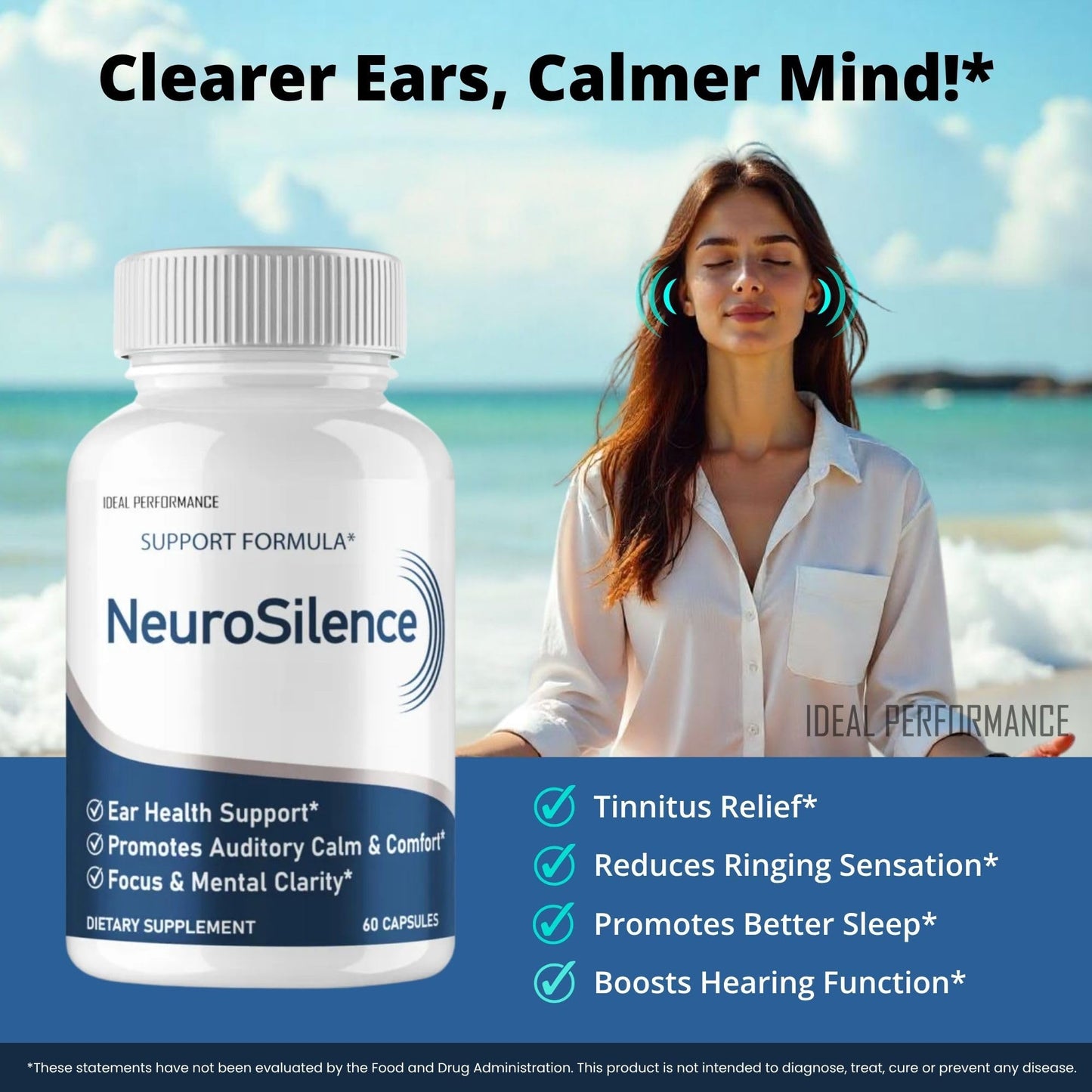 IDEAL PERFORMANCE Neurosilence Capsules 120 Capsules