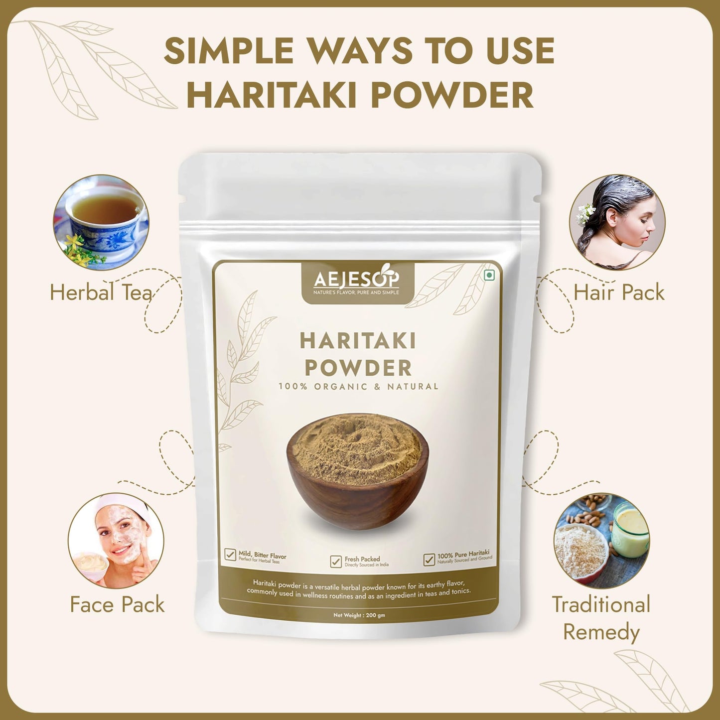 AEJESOP Haritaki Powder 7 oz