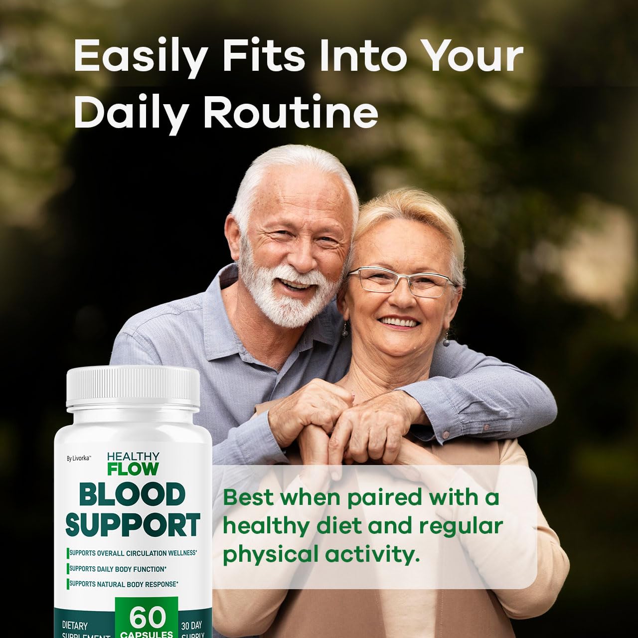 PureFight4U Healthy Flow Blood Support 60 Capsules