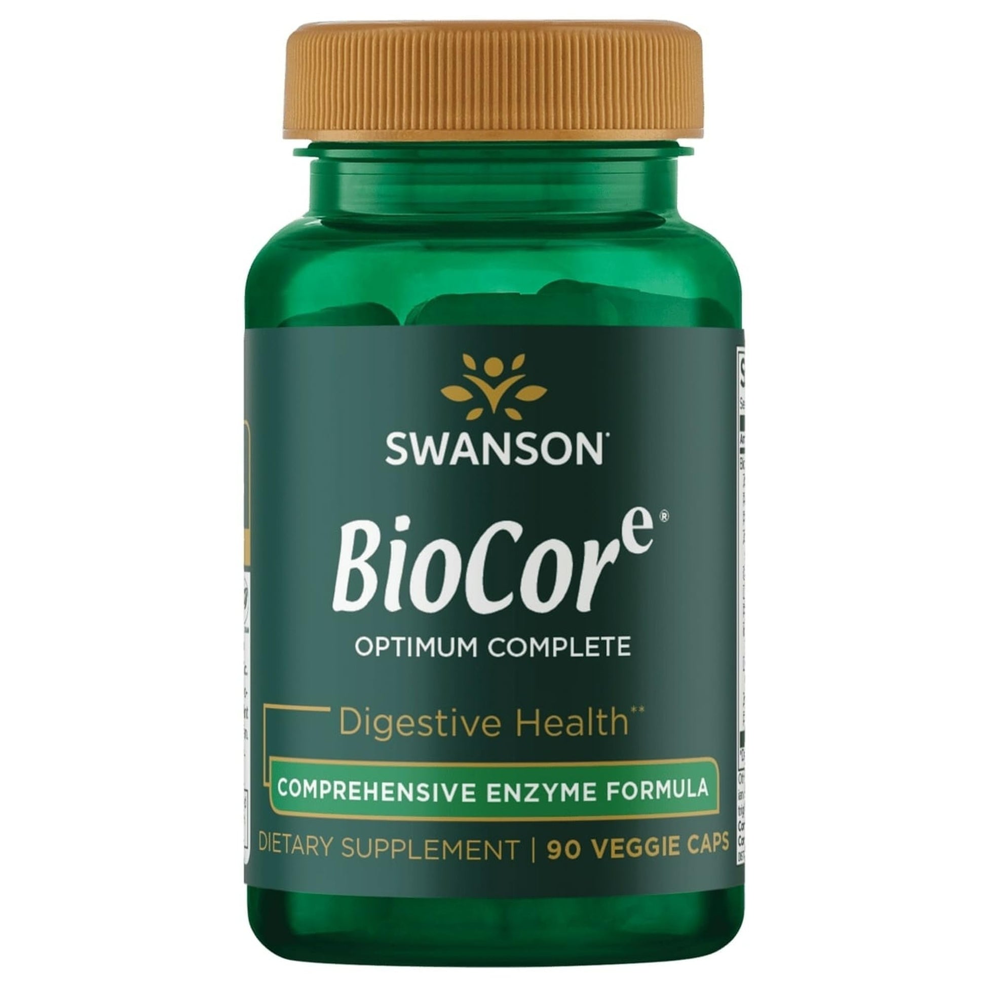 Swanson Biocore Optimum Complete Ultimate Full Spectrum Enzymes Veg Capsules 90 Count