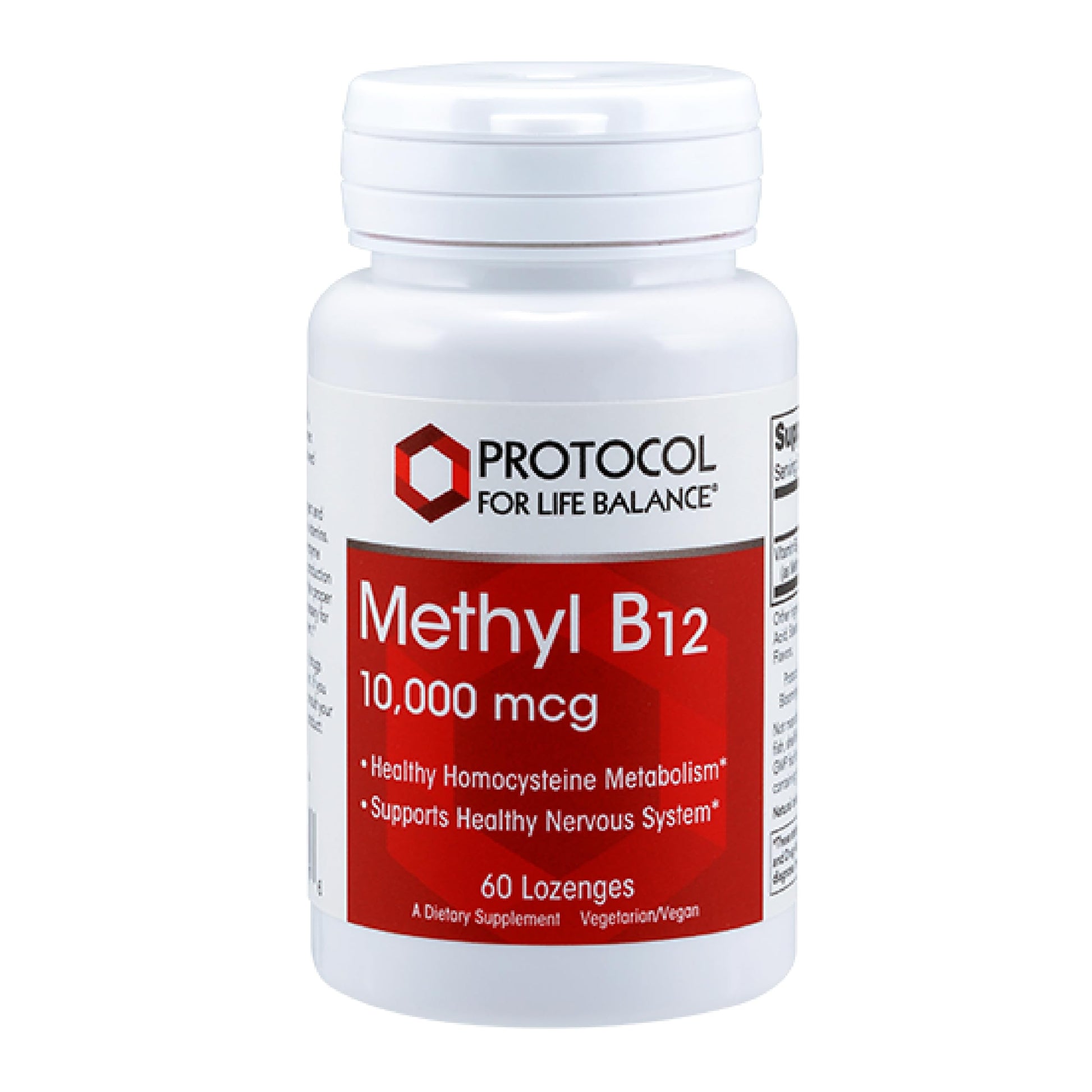 Protocol For Life Balance Methyl B12 10,000mcg Capsules, 60 Count