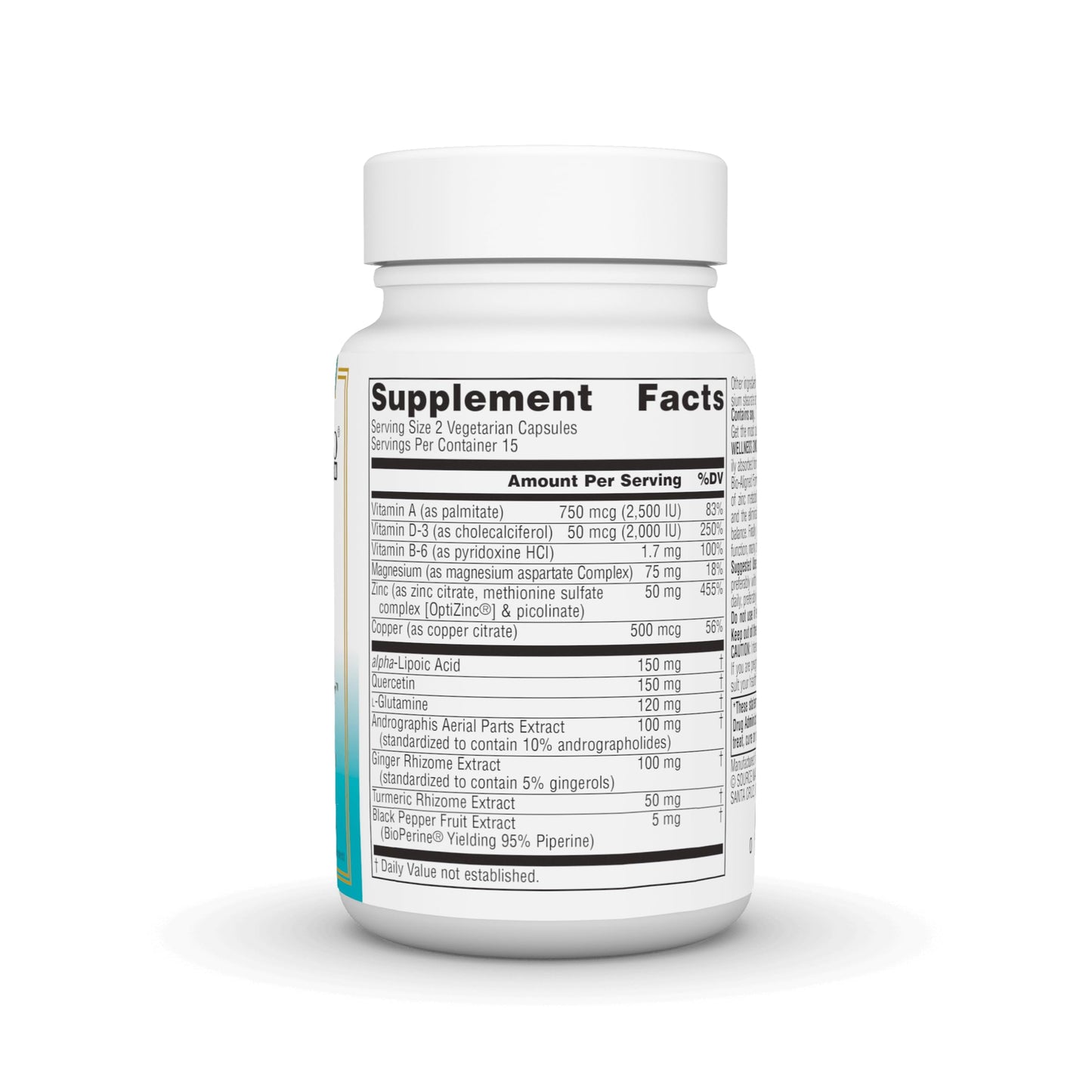 Source Naturals Wellness ZincMunity 50 mg Zinc Vegetarian Capsules, 30 Count