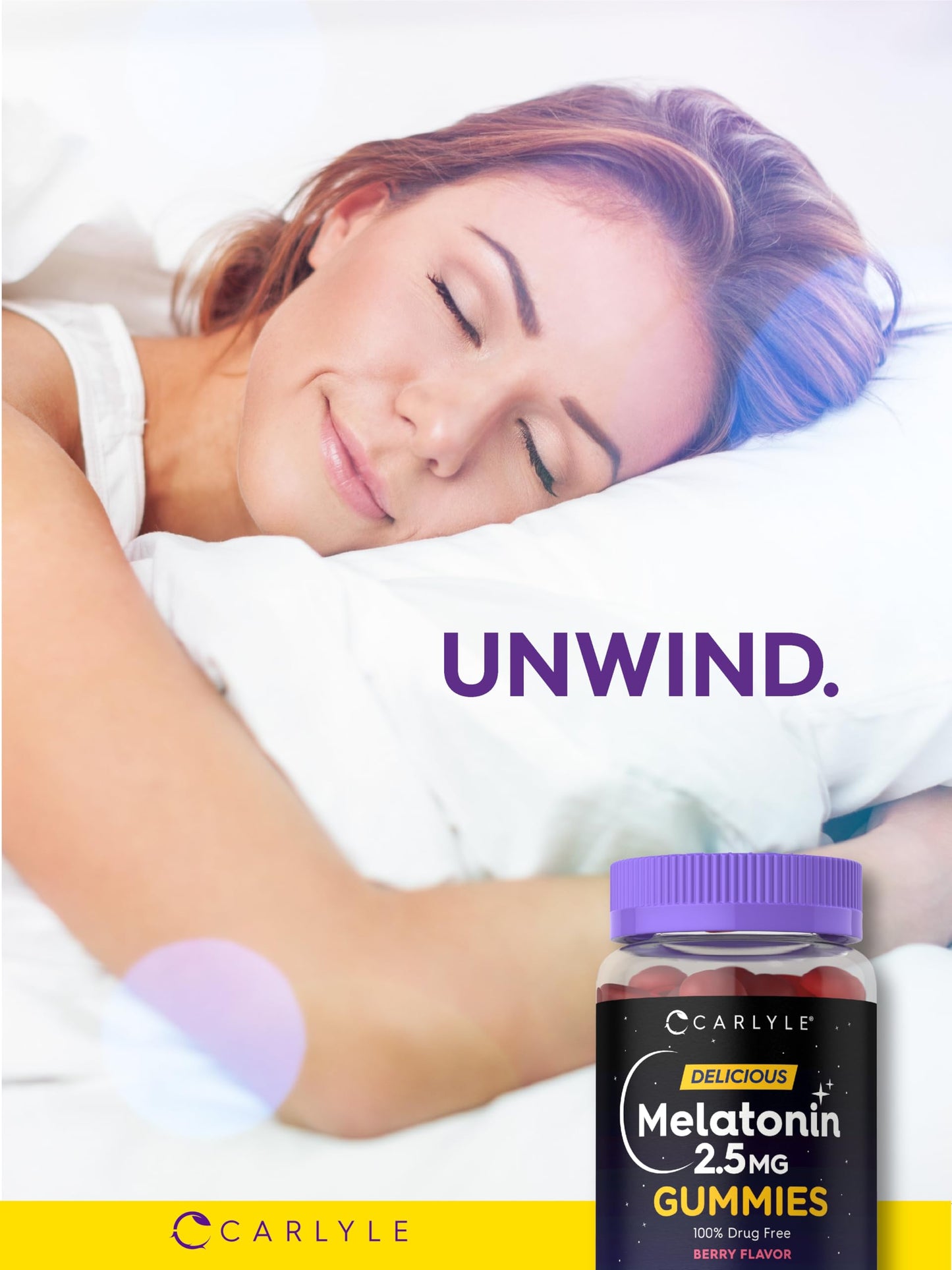 Carlyle Melatonin 2.5 mg Gummy 90 Count