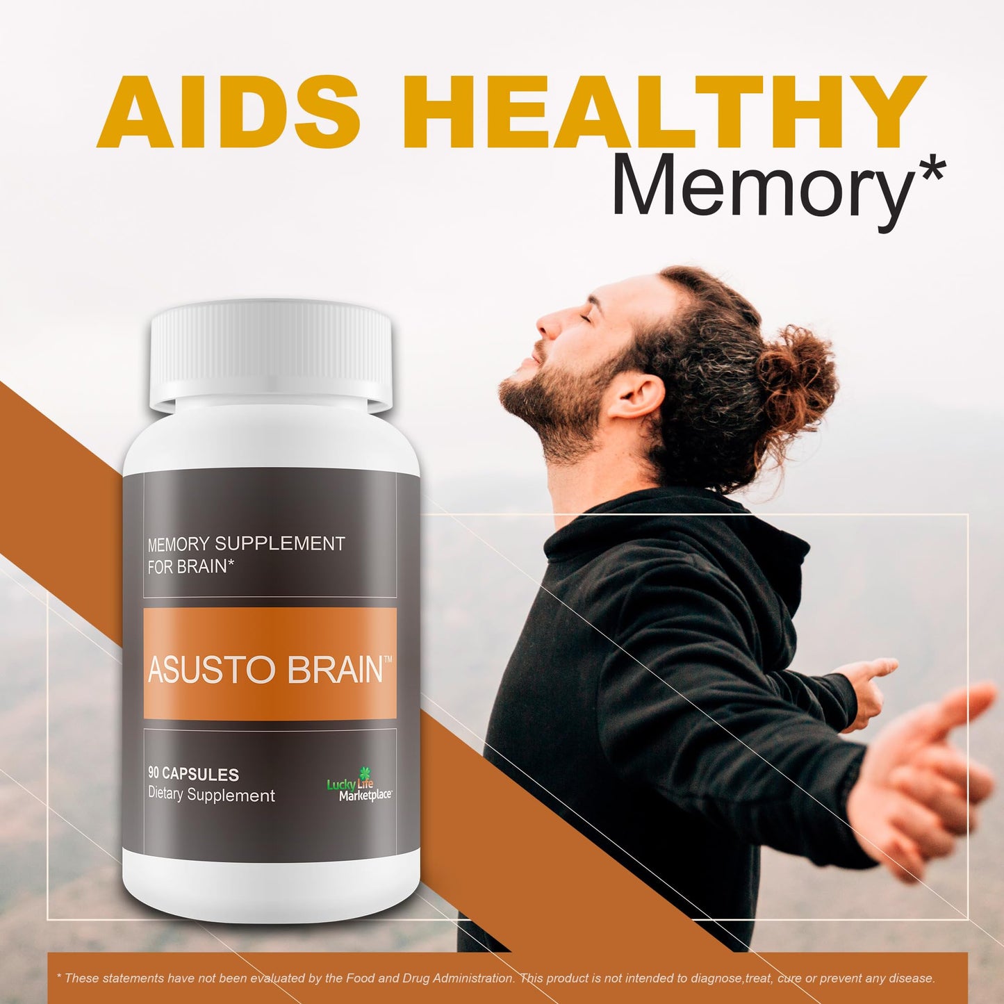 Generic Asusto Memory Supplement for Brain Capsule 90 Count