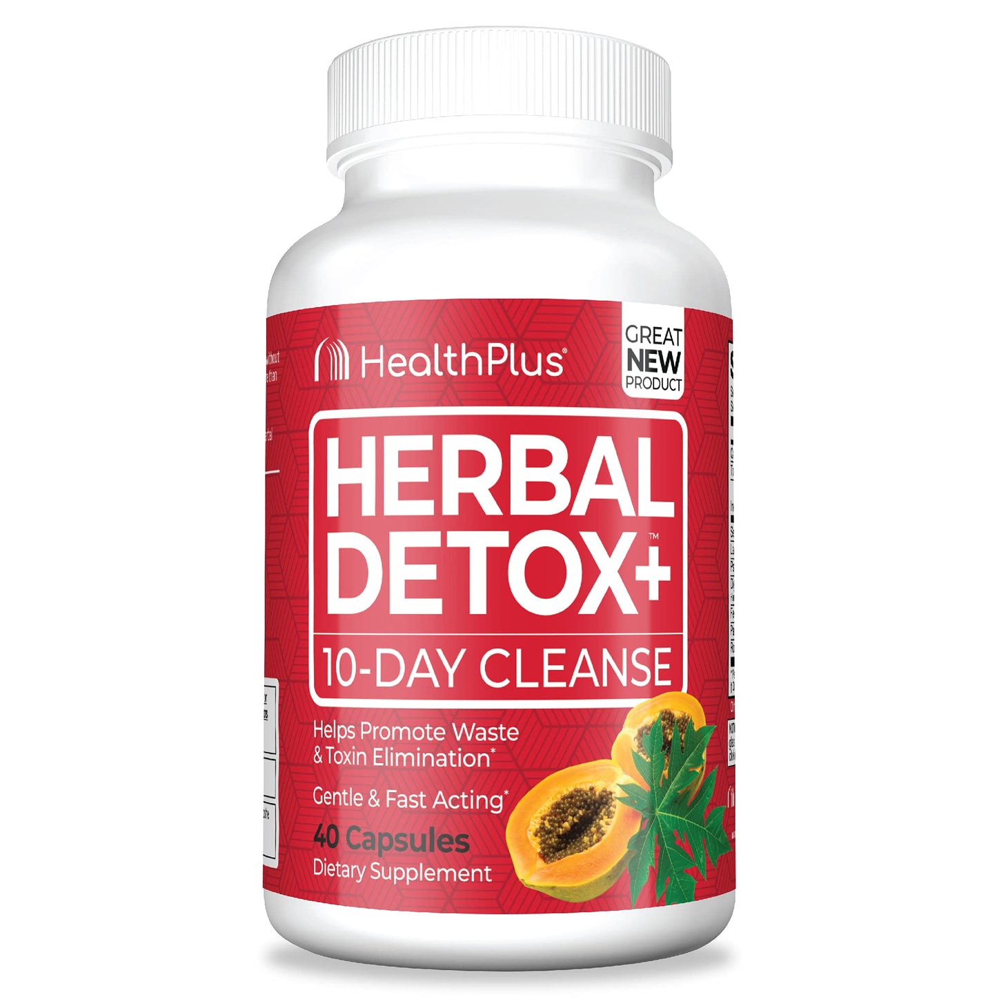 Health Plus Herbal Detox+ (10-Day Cleanse) Capsule 40 Capsules