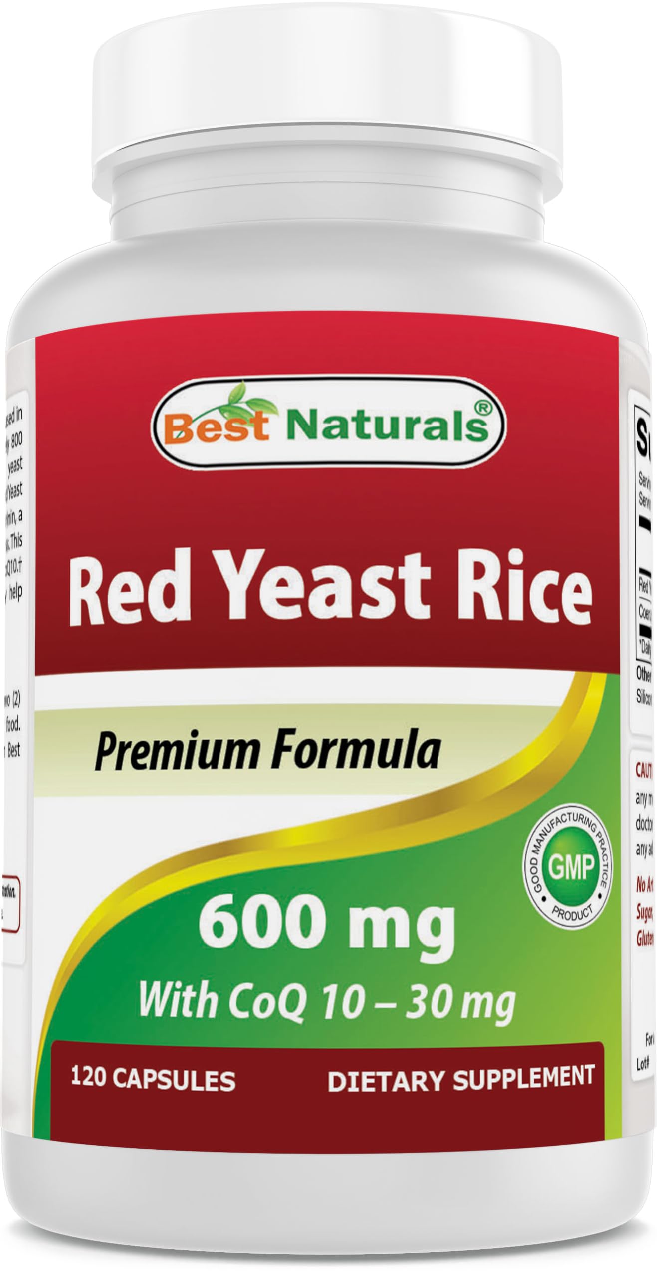 Best Naturals Red Yeast Rice with CoQ10 Capsules 120