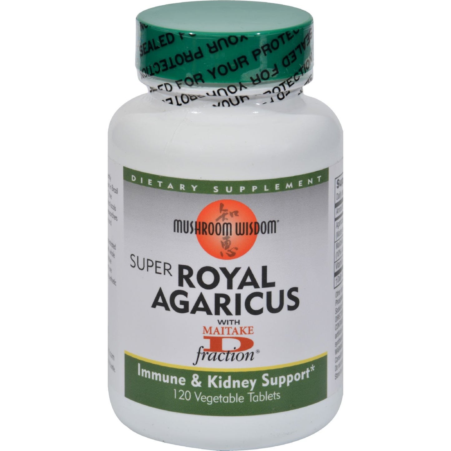 Mushroom Wisdom Super Royal Agaricus Caplets 120