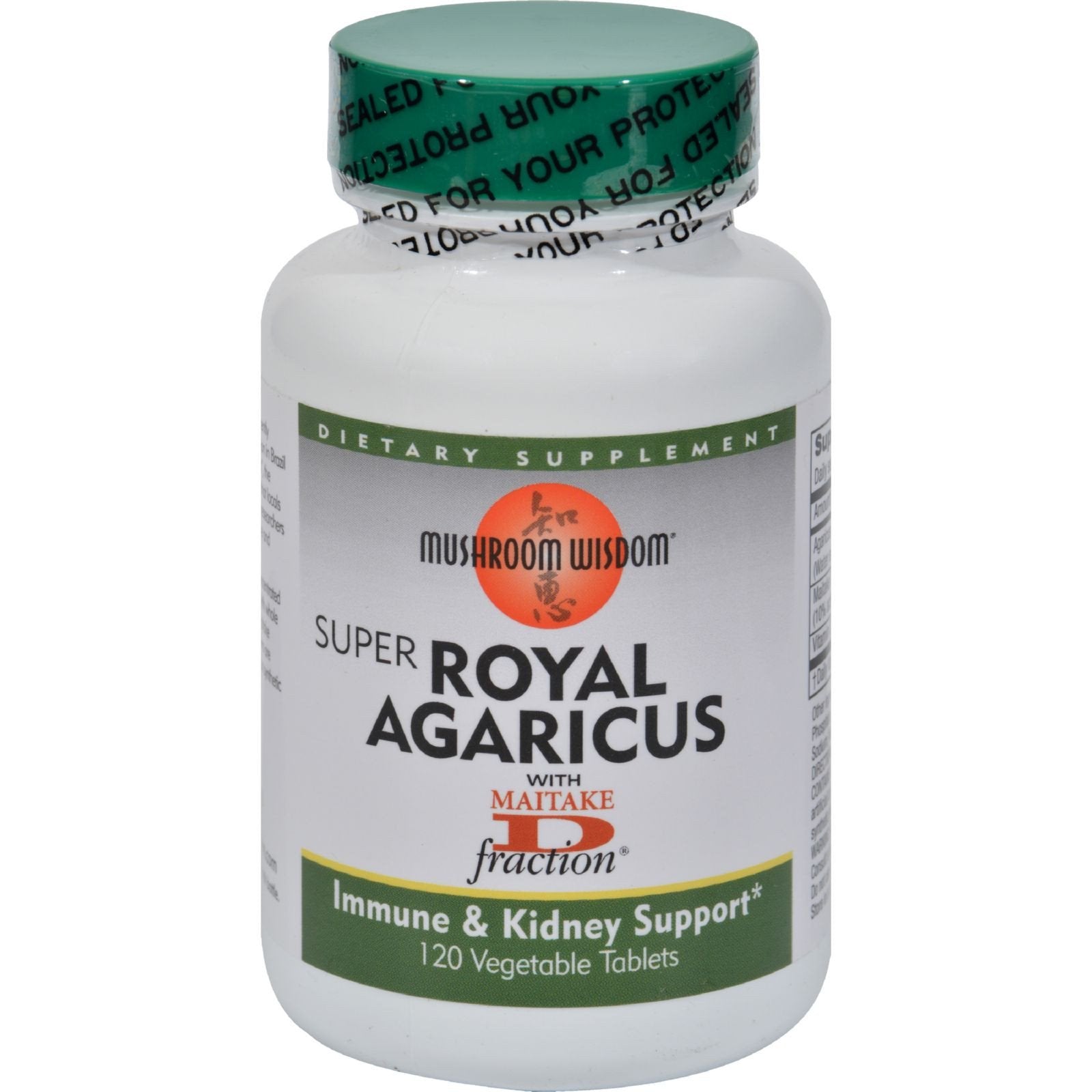 Mushroom Wisdom Super Royal Agaricus Caplets 120