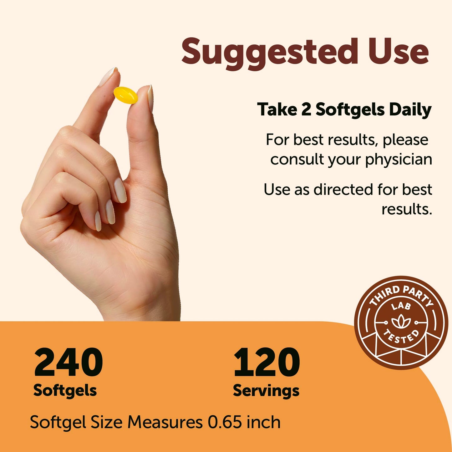 Micro Ingredients Berberine 500 mg Per Serving Softgels 240 Count