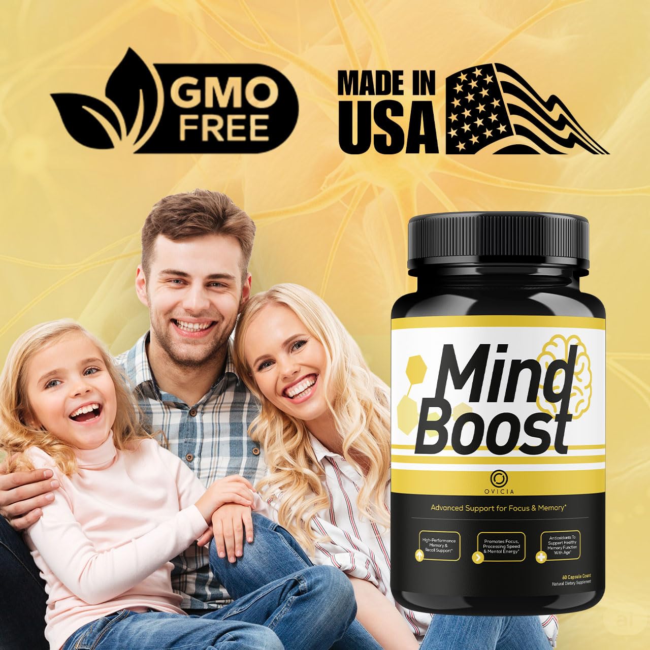 OVICIA Mind Boost Capsules 120 Capsules