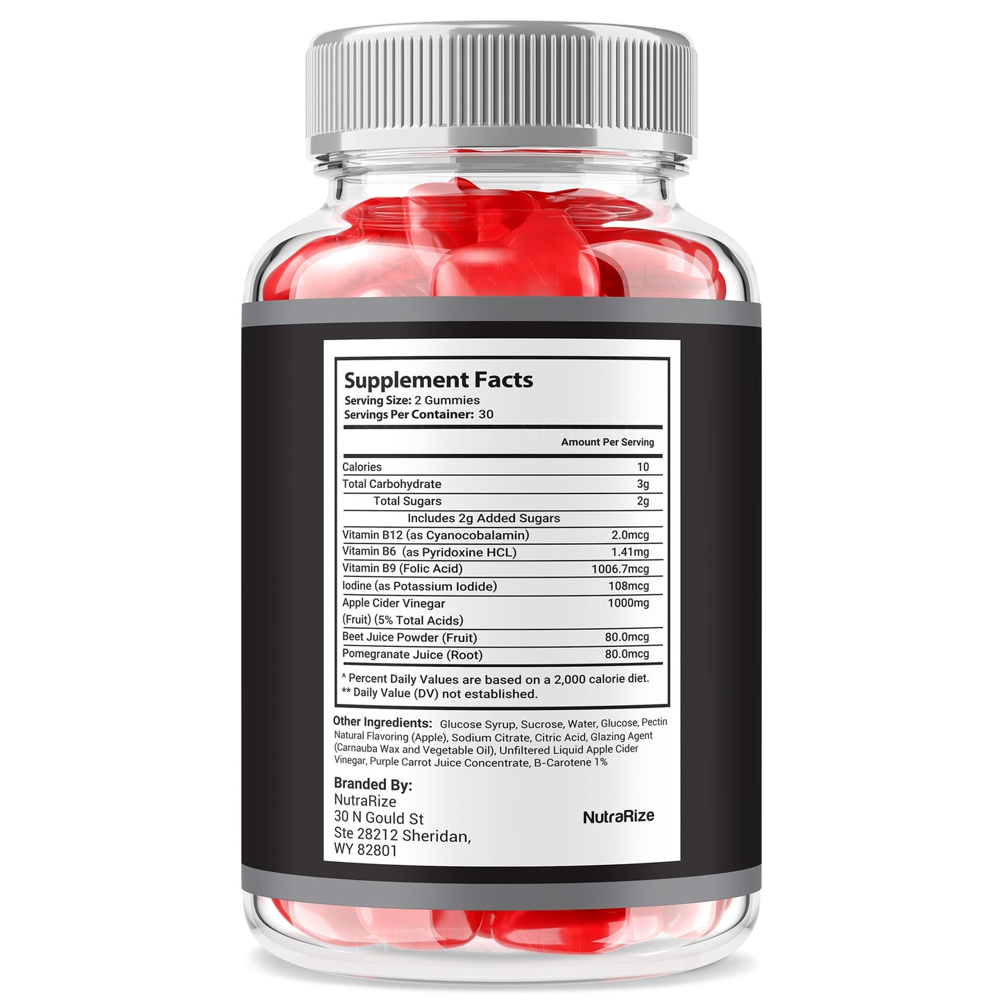 NutraRize Manhood Plus Gummies 120 Gummies