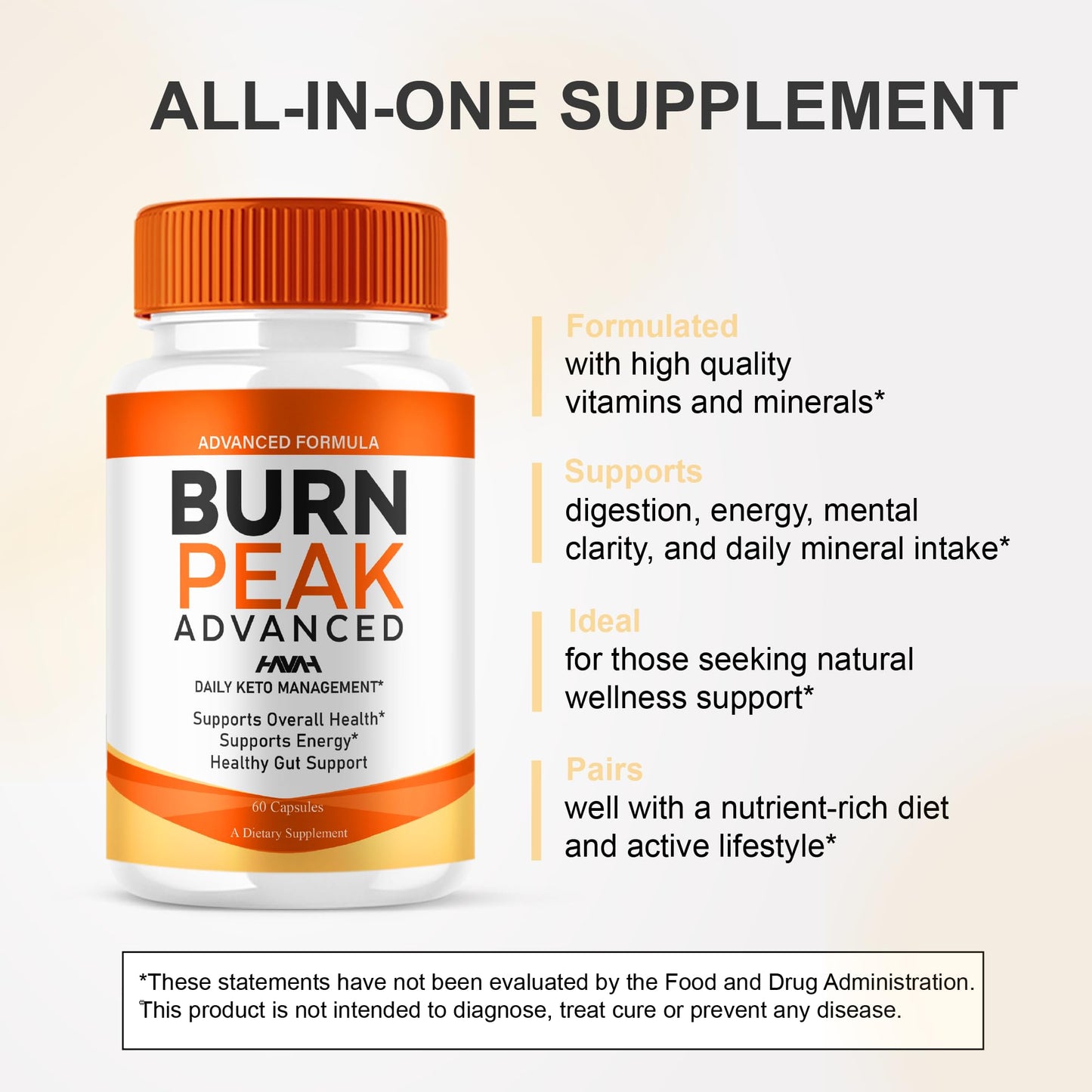 Havah Burn Peak Capsule 120 Capsules
