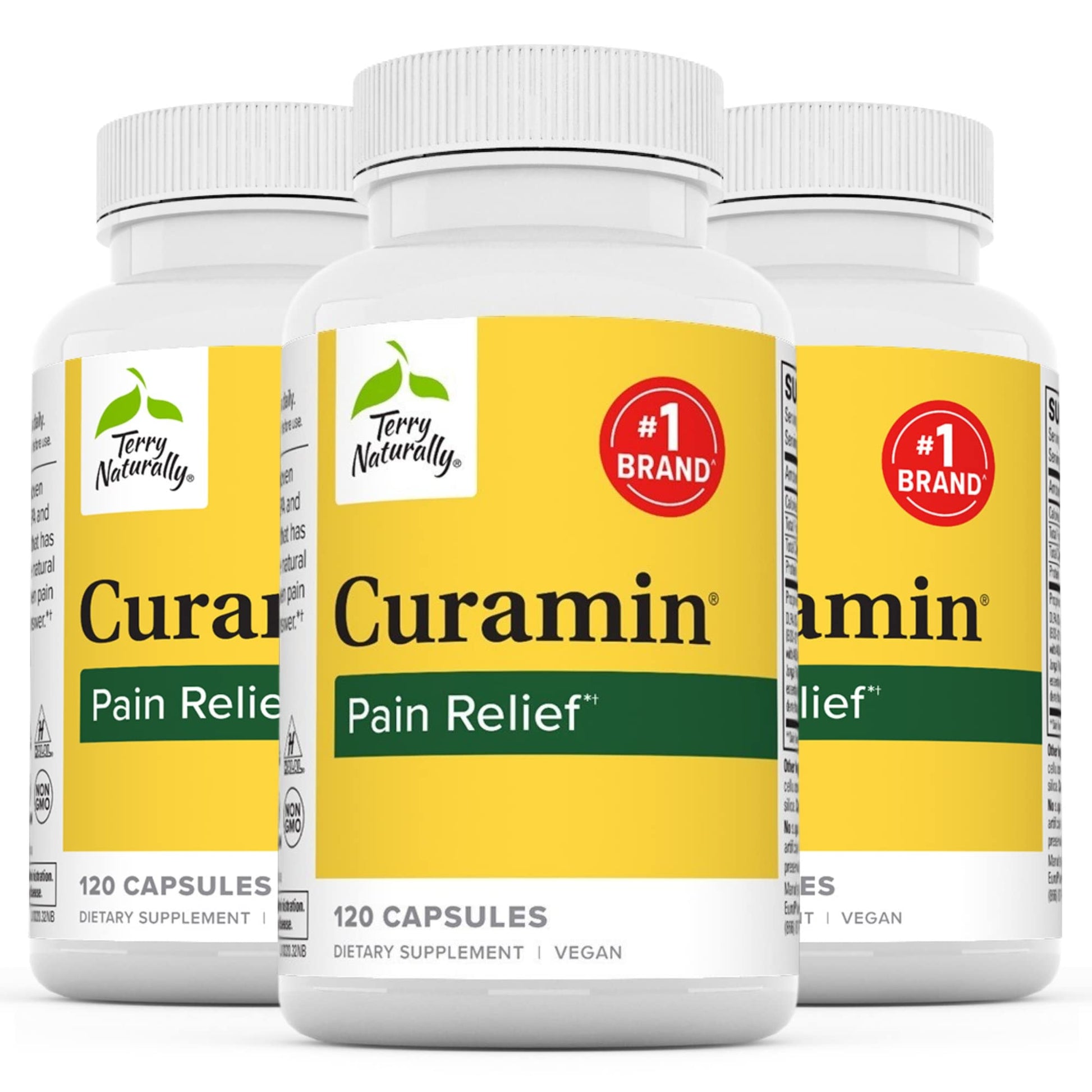 Terry Naturally Curamin Curcumin Supplement for Circulation & Endorphin Support, 360 Capsules