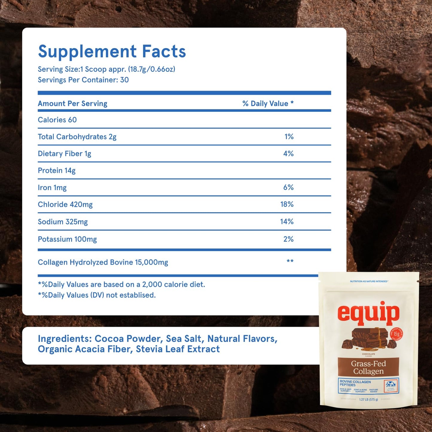 Equip Grass Fed Collagen Powder 1.23 Pound