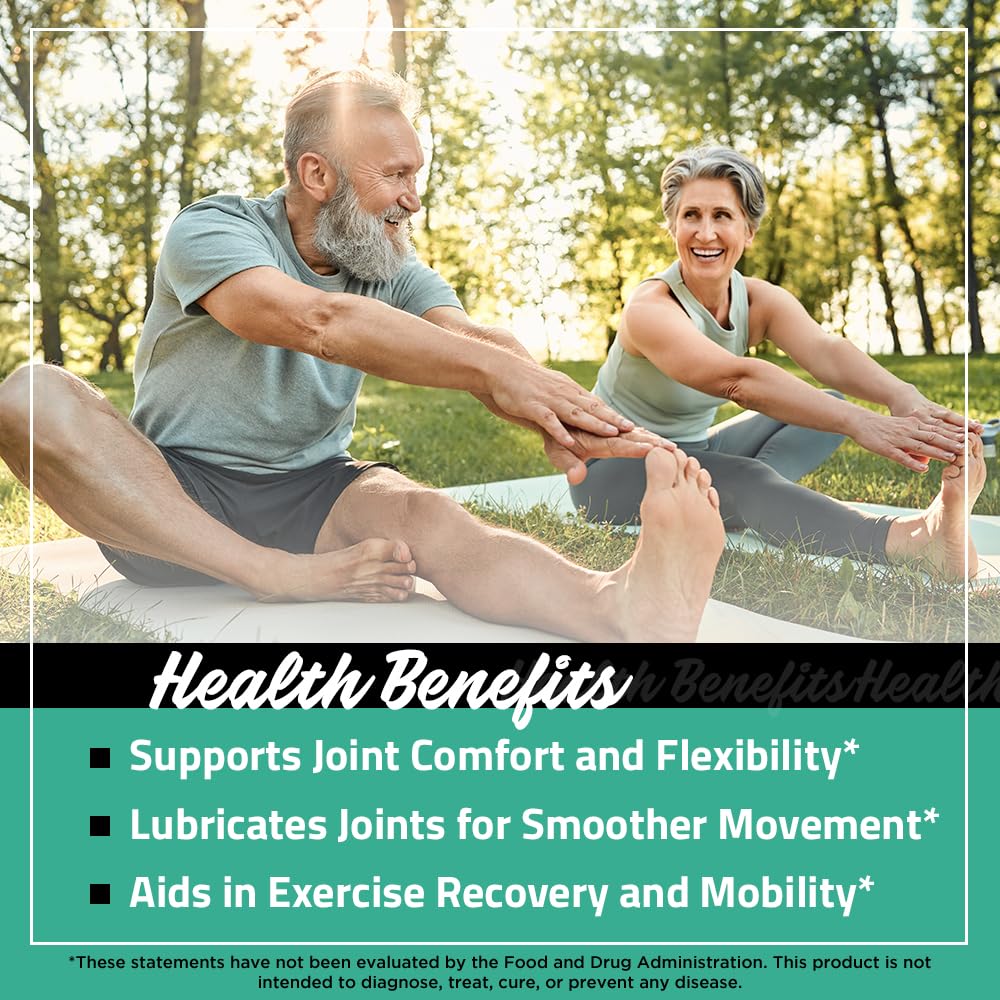FarmHaven Glucosamine Chondroitin MSM with Boswellia, Turmeric, Added Hyaluronic Acid & Vitamin D3, Joint & Inflammation Support, Non-GMO & Gluten Free, 90 Capsules