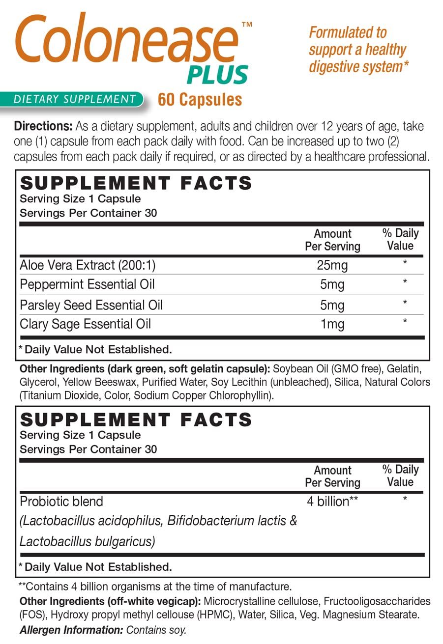 HealthAid ColonEase Plus Capsule, 60 Capsules