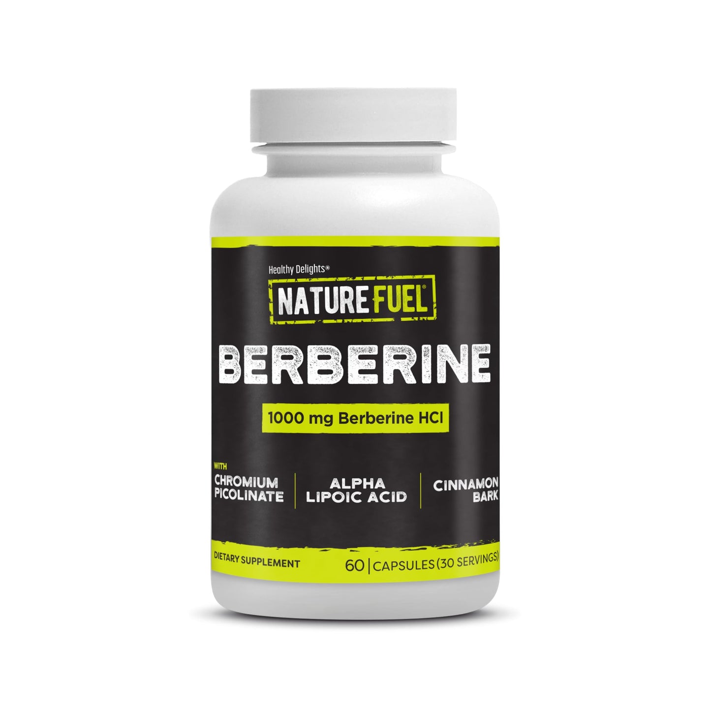 Healthy Delights Nature Fuel Berberine Capsules 60 Count