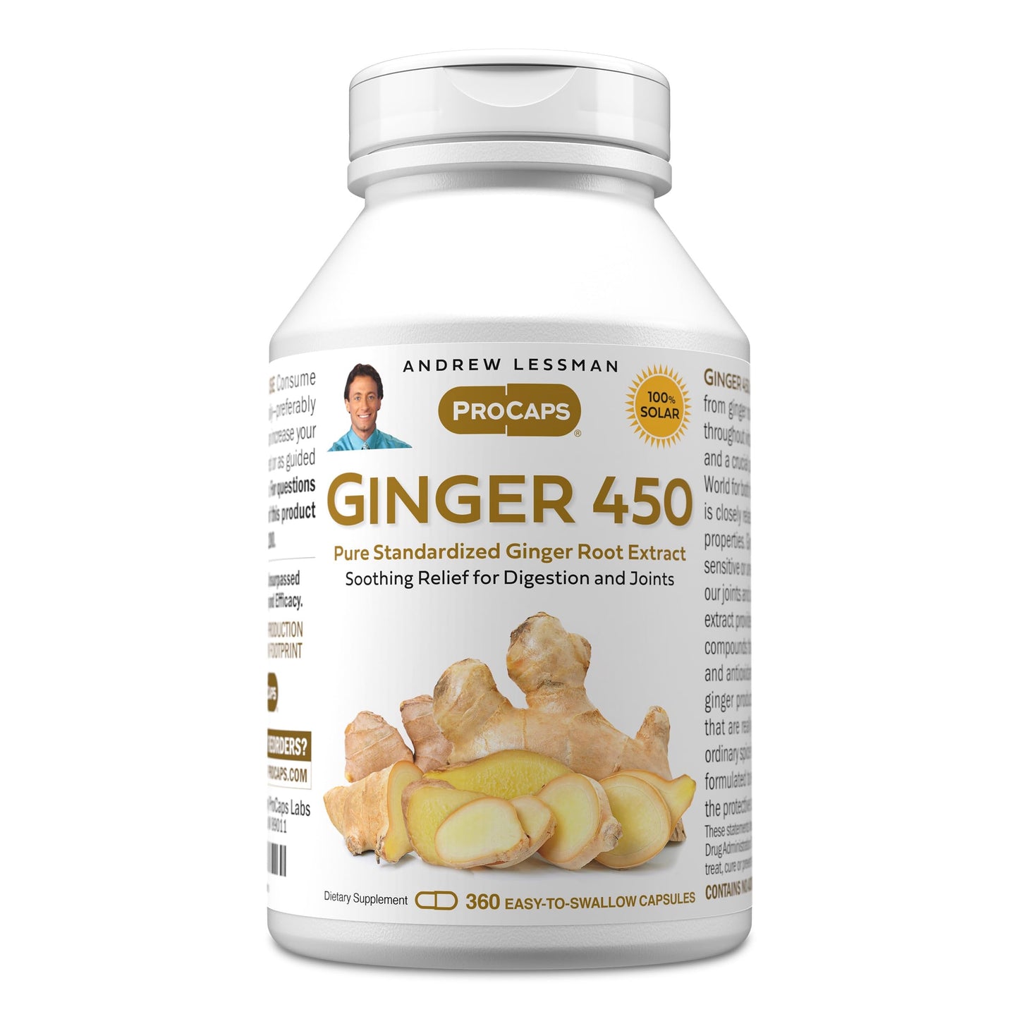 Andrew Lessman Ginger Capsules 360