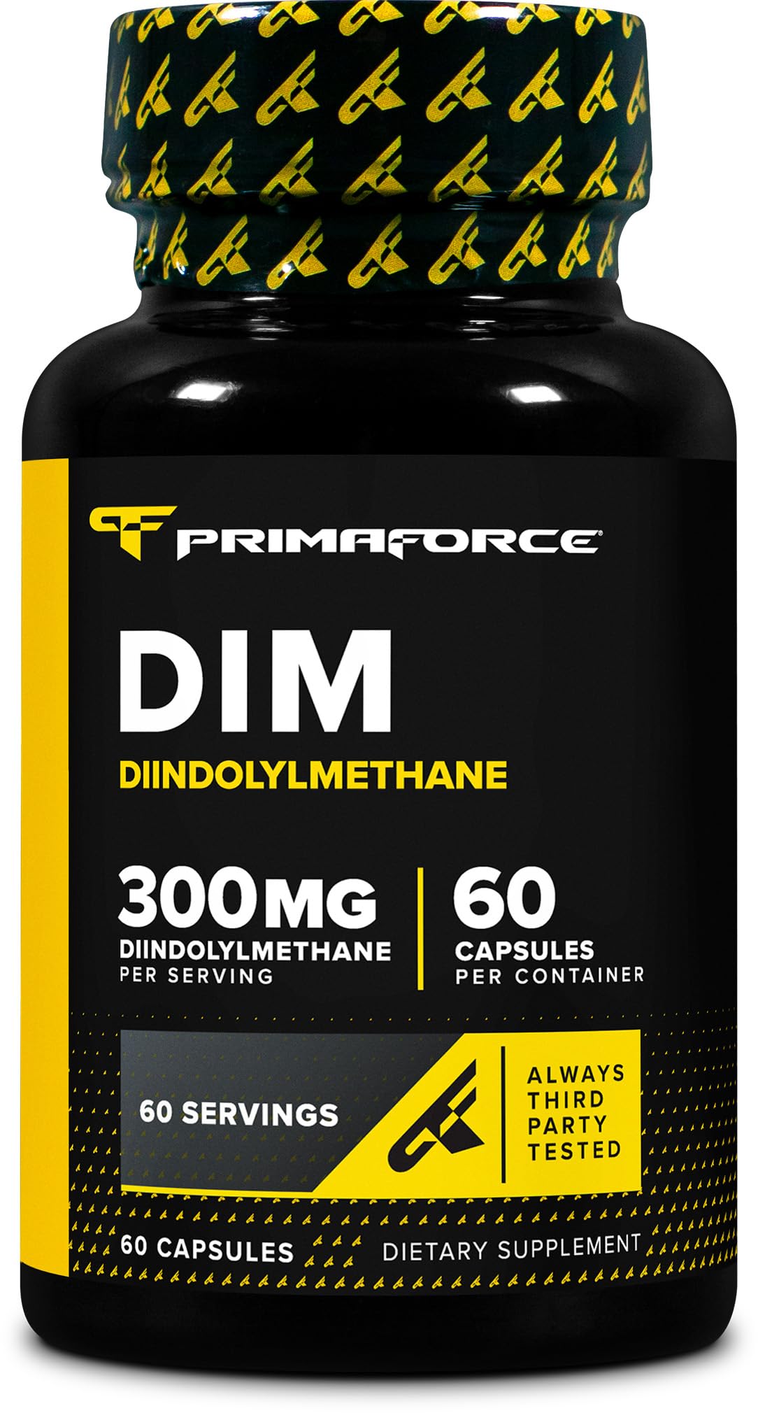 Primaforce DIM Supplement (Diindolylmethane) 300mg Capsules, 60 Vegetarian Capsules
