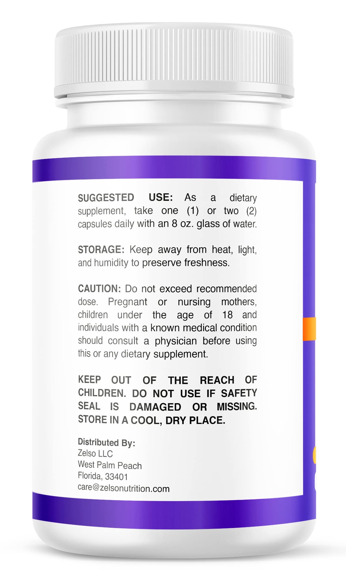 ZELSO K3 Mineral Weight Loss Pills Capsules 180