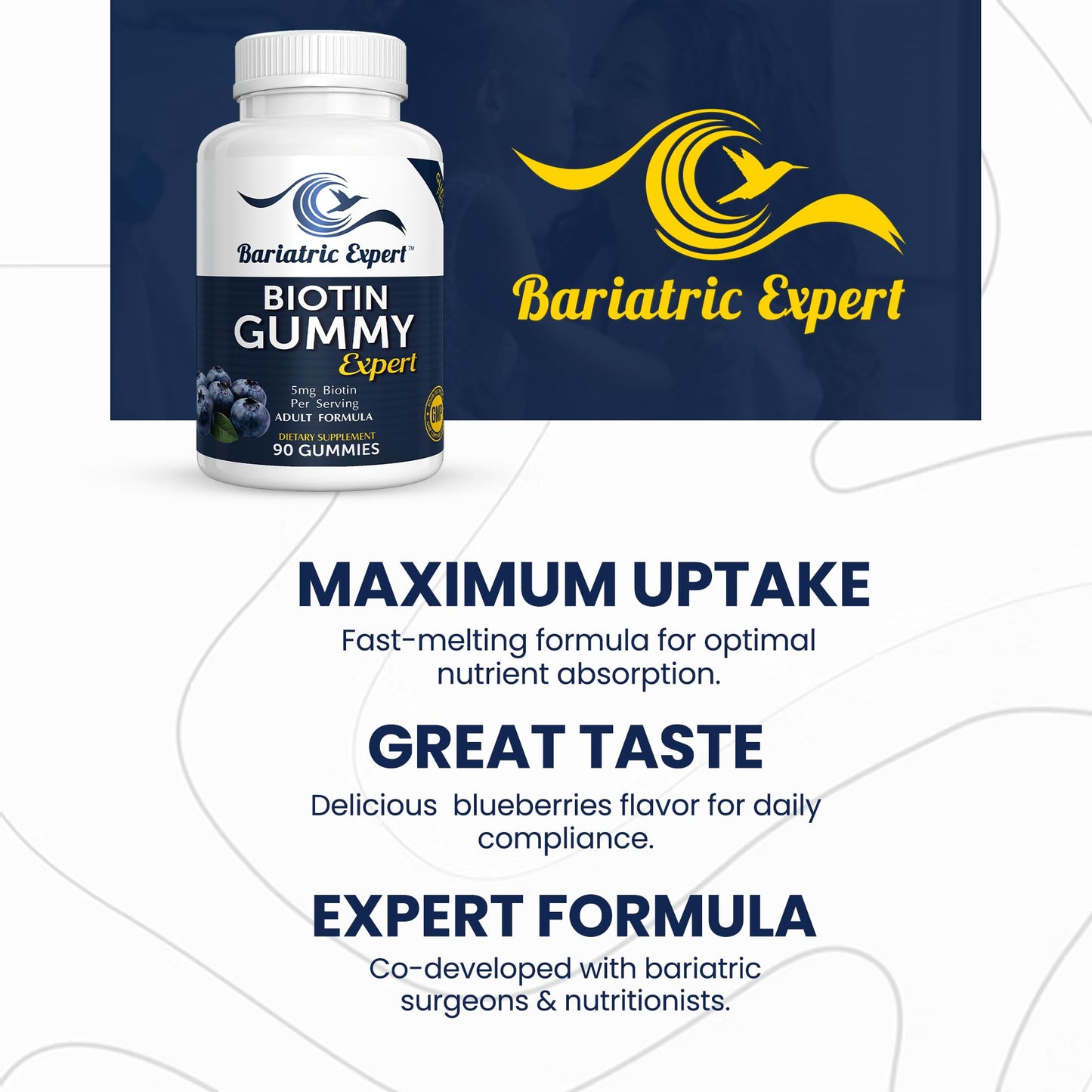 Bariatric Food Expert Biotin Vitamin Gummy, 1