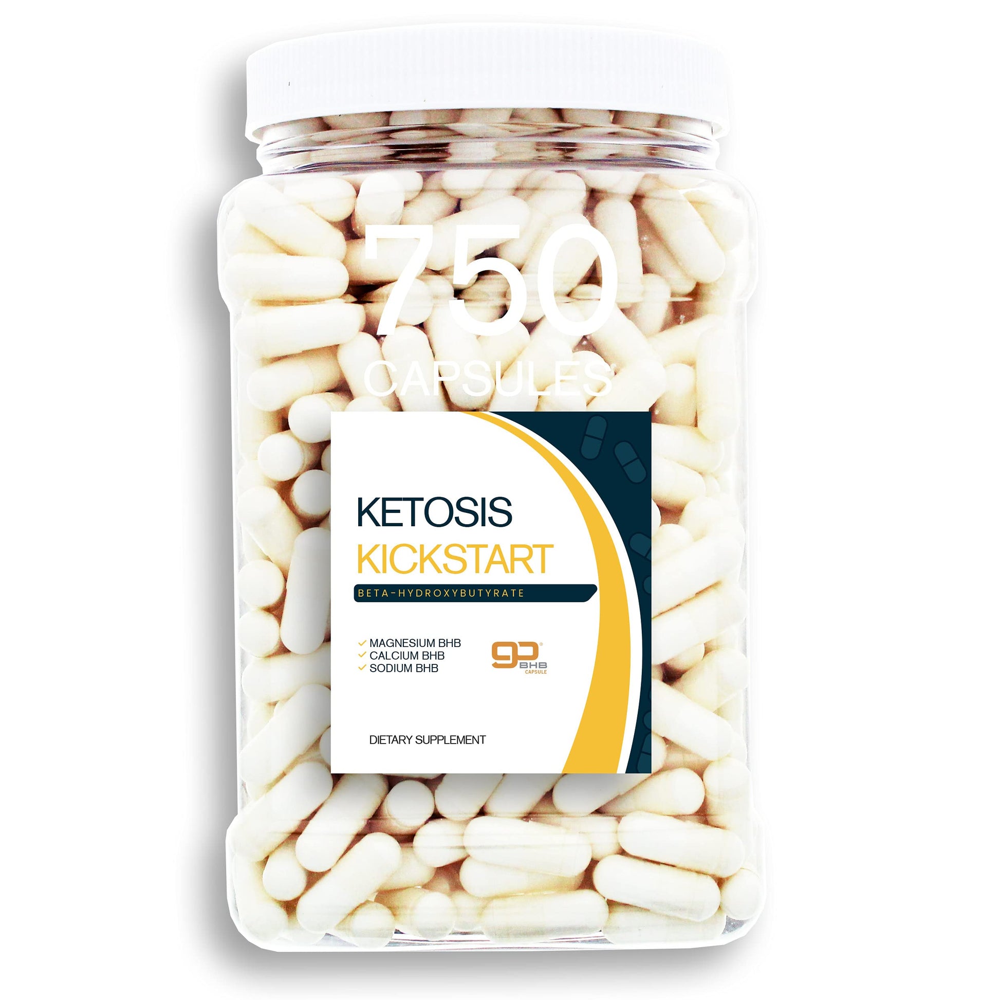 Bulk Buy Ketosis Kickstart Beta-Hydroxybutyrate Salts Capsules 750