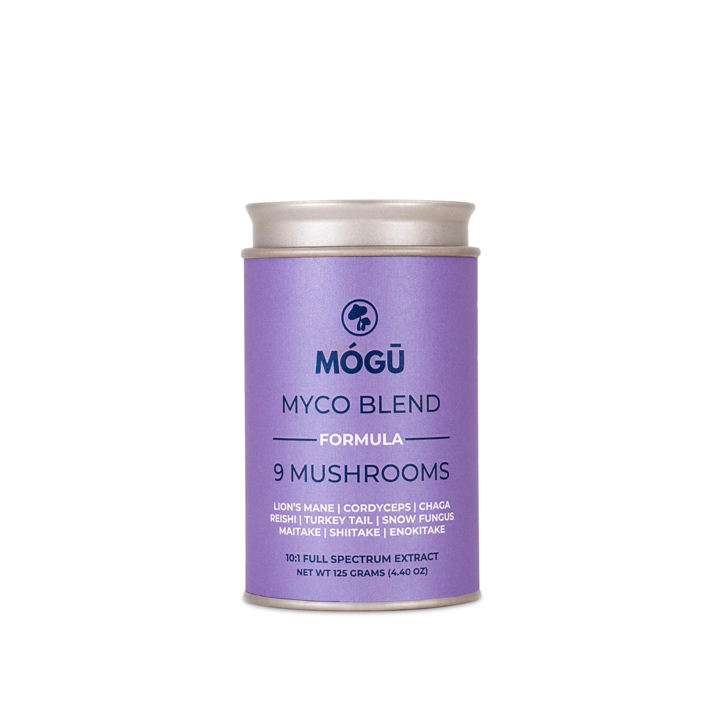 MÓGU MUSHROOMS Mogu Myco Blend 9 Organic Mushroom Formula Powder 10:1 Full-Spectrum Dual Extract, Mushroom Extract Powder for Immune Support and Adaptogenic Balance, 4.4 oz